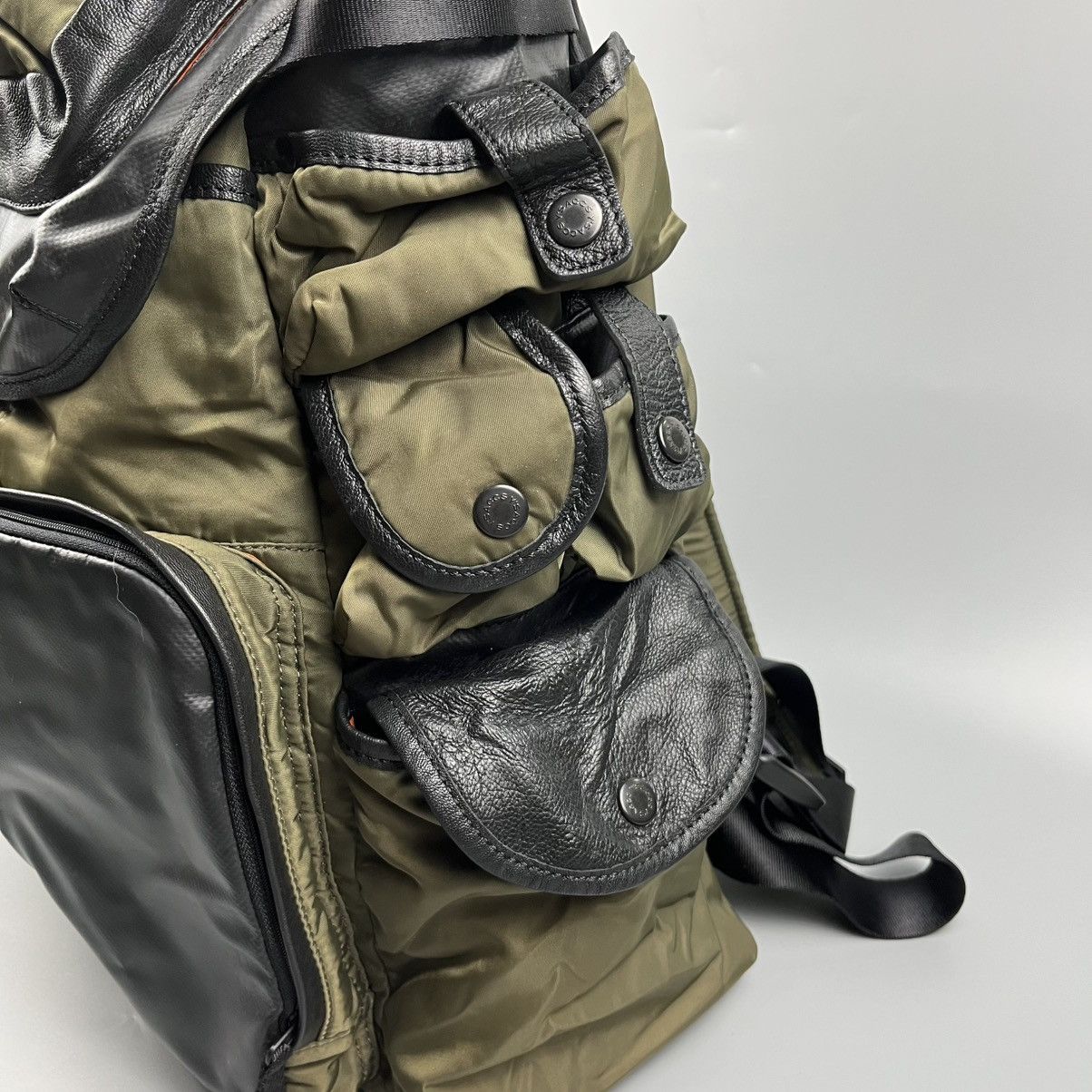 Yohji Yamamoto Y’saccs - Tanker Backpack Nylon Leather Size ONE SIZE - 5 Thumbnail