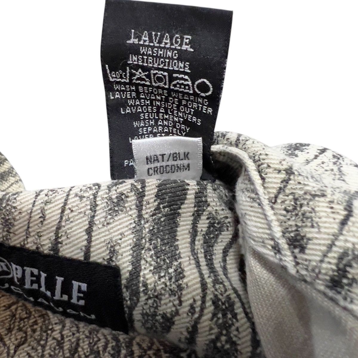 Pelle Pelle PELLE PELLE by Marc Buchanan 90 Crocodile Print Denim Jacket Size US XXL / EU 58 / 5 - 7 Thumbnail