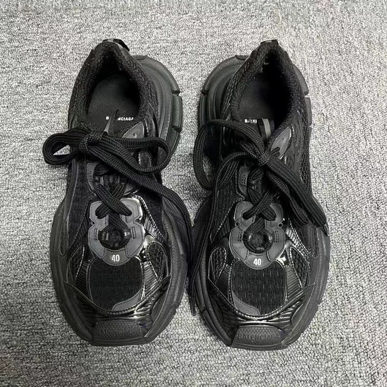 Balenciaga Balenciaga Black 3XL Lowtop Sneakers-2505 Size US 7 / EU 40 - 2 Thumbnail