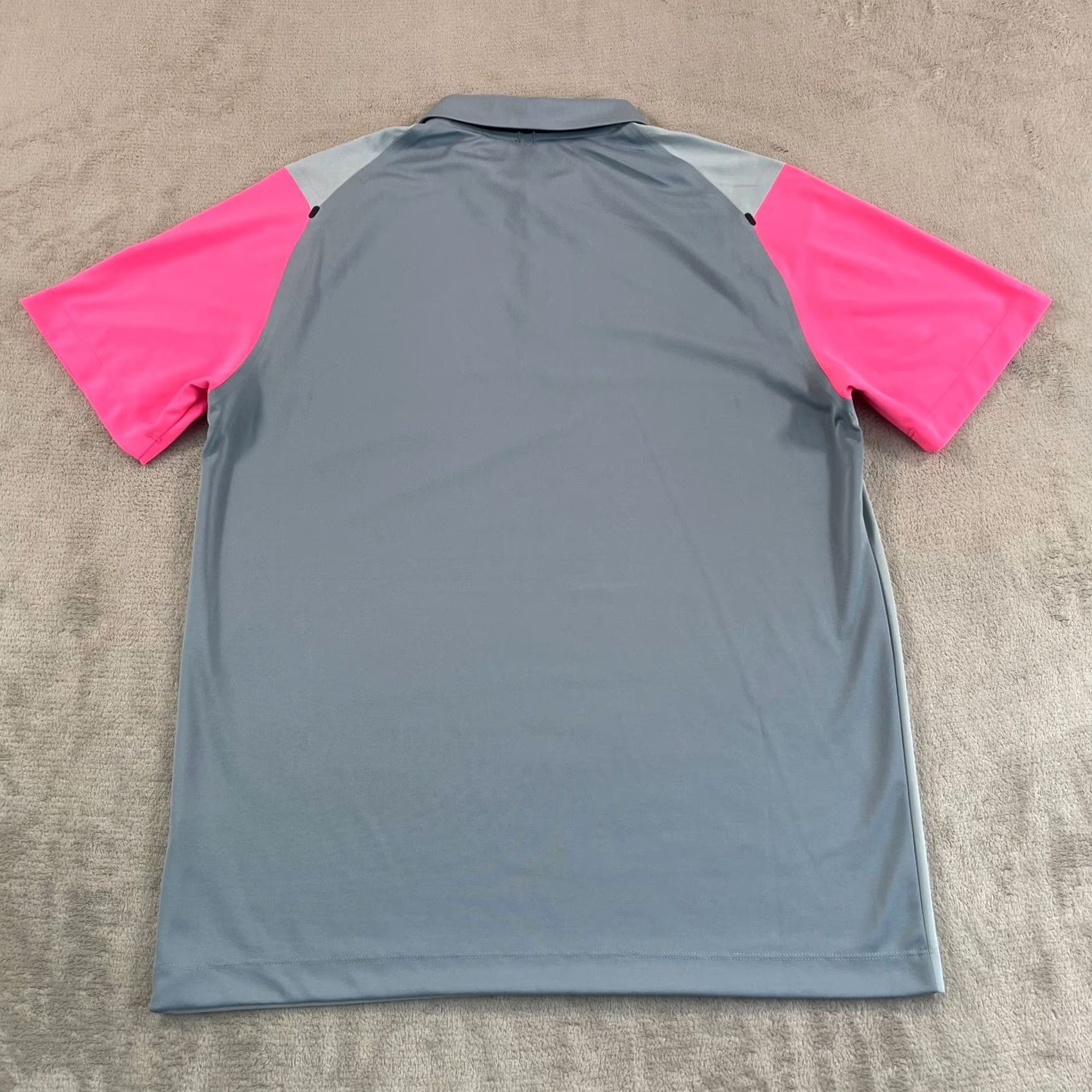 Nike Nike Golf Polo Shirt Men L Gray Pink Dri-Fit Tour Performance Innovation I Nike Golf Polo Shirt Men L Gray Pink Dri-Fit NWOT Size US L / EU 52-54 / 3 - 4 Thumbnail