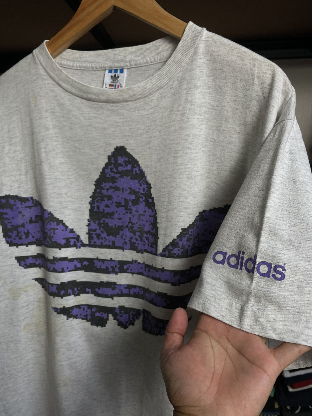 Adidas vintage 90s Adidas Trefoil Size US L / EU 52-54 / 3 - 6 Thumbnail