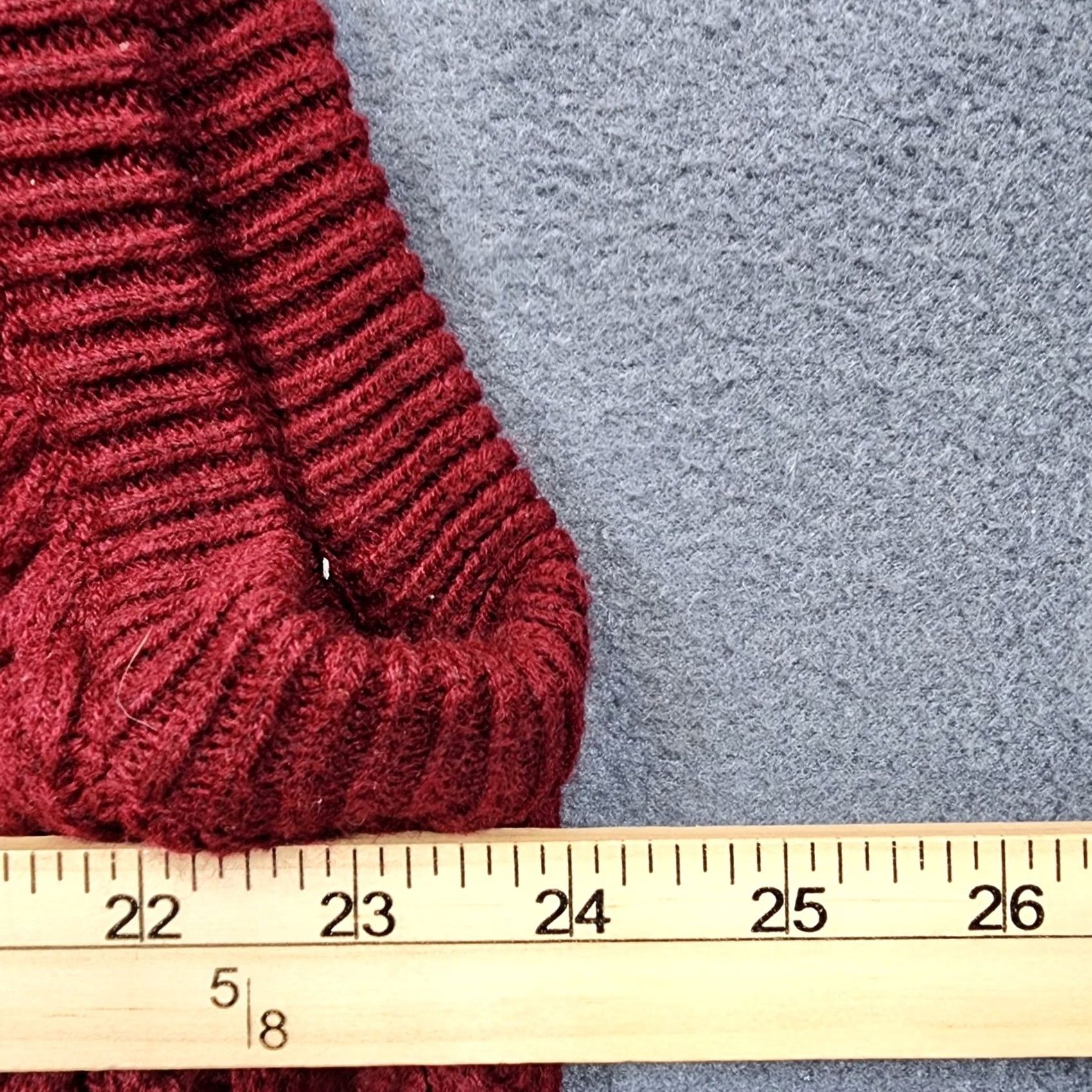Vintage VINTAGE Mens Cable Knit Sweater Vest XL Burgundy Sleeveless Cardigan Pockets Preppy Cable-Knit V-Neck Mens 90s Preppy Style Size US XL / EU 56 / 4 - 5 Thumbnail