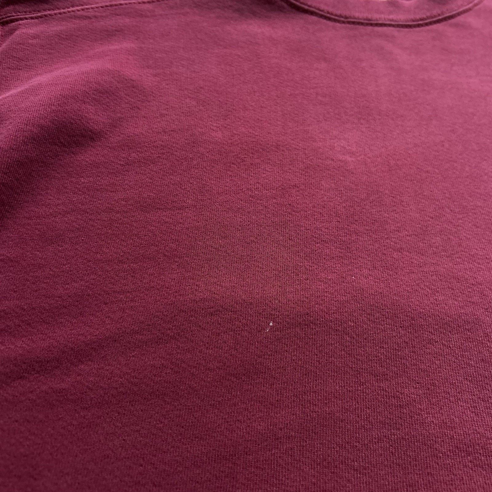 Nike Vintage 90s Nike Crewneck Tonal Swoosh Burgundy Red Medium Size US M / EU 48-50 / 2 - 7 Thumbnail