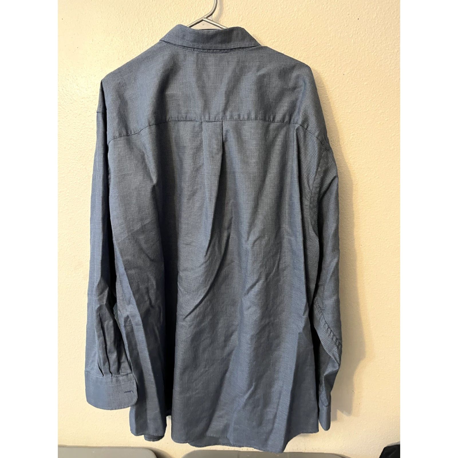 Vintage Oak Hill Button-Down Mens 3XL Blue White Long Sleeve Continuous Comfort Cool Size US XXL / EU 58 / 5 - 3 Thumbnail