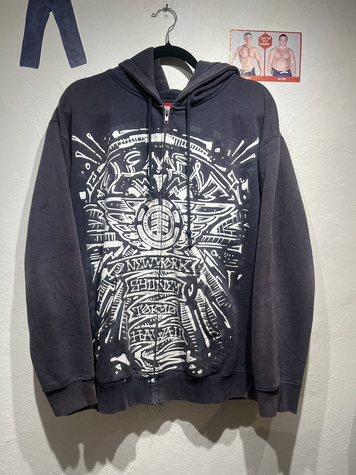 Element × Vintage Vintage Y2k Element zip up hoodie Size US M / EU 48-50 / 2 - 1 Thumbnail