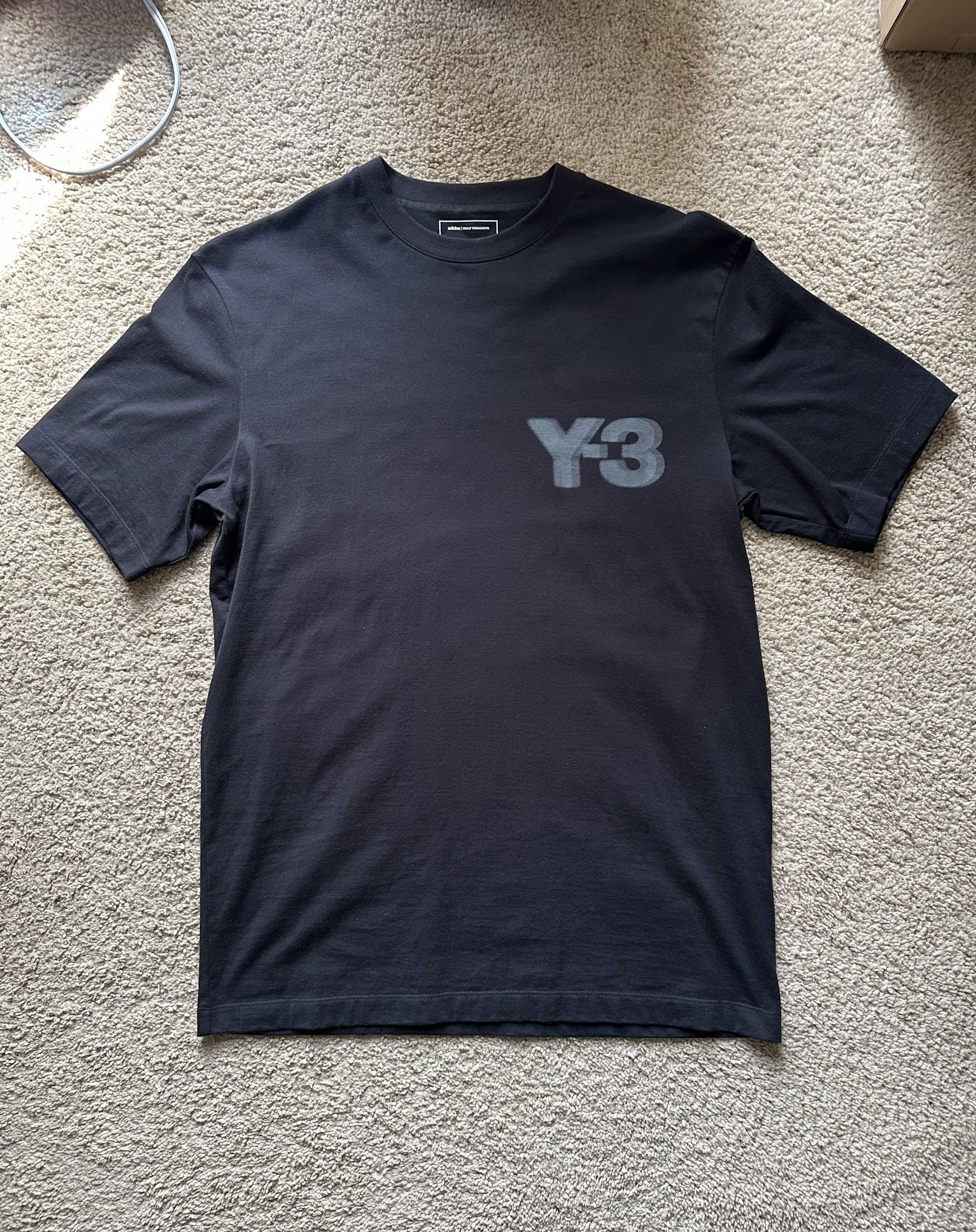 Adidas × Y-3 × Yohji Yamamoto Y-3 Logo Short Sleeve Tee Size US XS / EU 42 / 0 - 1 Thumbnail
