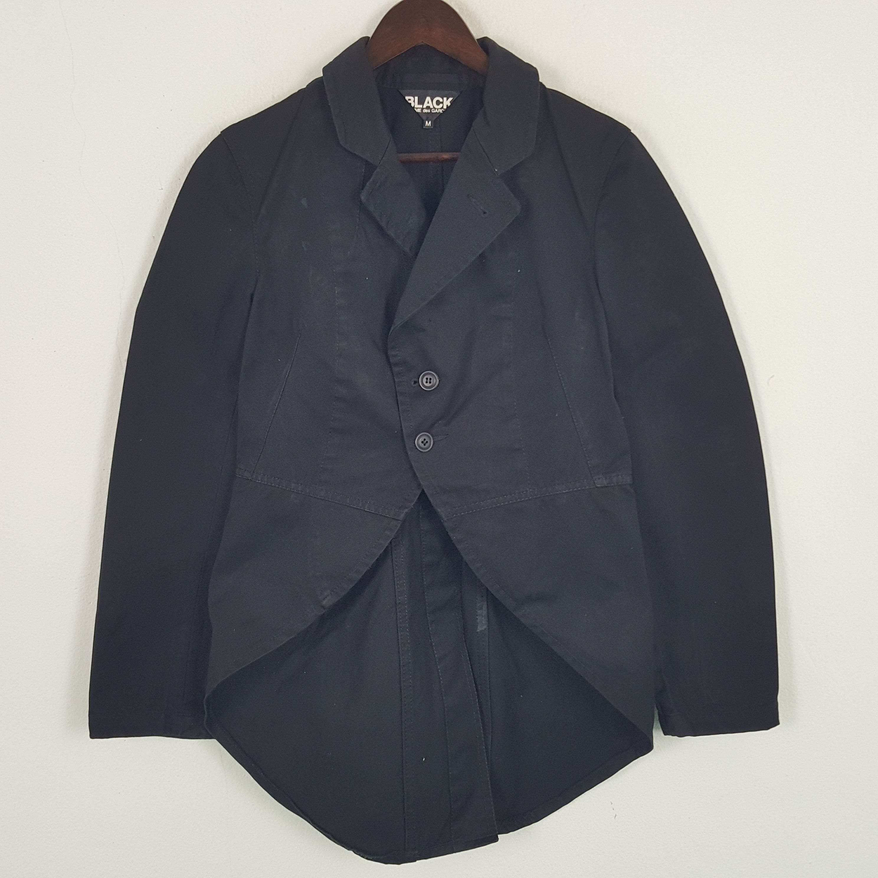 Comme des Garcons × Japanese Brand × Vintage Vintage Black Comme des Blazer Coat Jacket Size US XS / EU 42 / 0 - 1 Thumbnail