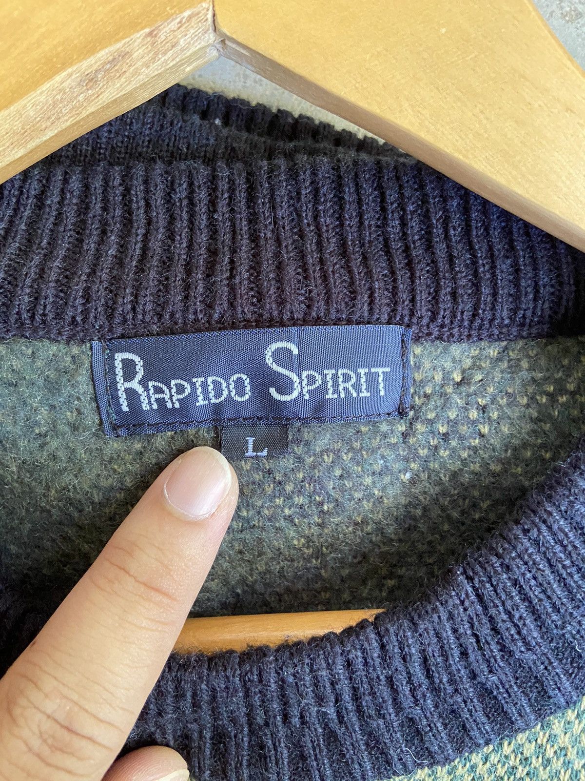 Homespun Knitwear RAPIDO SPIRIT knitted sweater Size US M / EU 48-50 / 2 - 5 Thumbnail