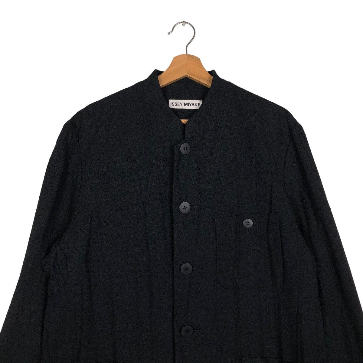 Issey Miyake 🔥RICH BLACK VINTAGE ISSEY MIYAKE JACKET MULTI POCKET CARGO Size US M / EU 48-50 / 2 - 5 Thumbnail