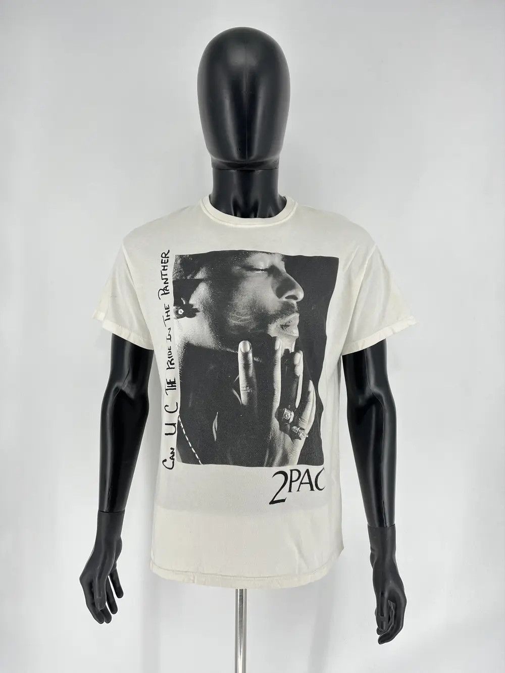 Band Tees × Bershka Vintage Y2K 2PAC Tupac Shakur HipHop Rap Tee Size US L / EU 52-54 / 3 - 2 Thumbnail