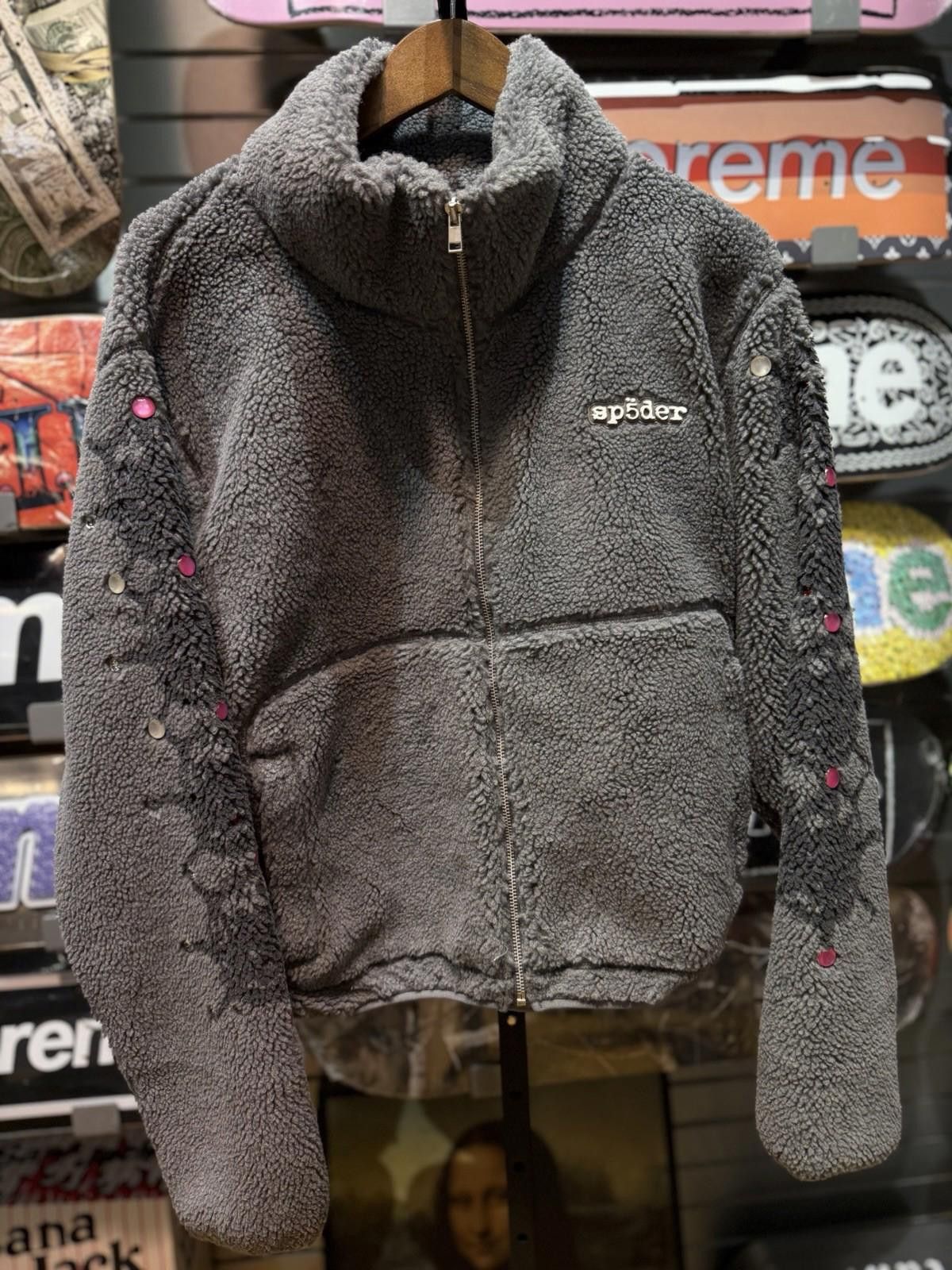 Sp5der Sp5der Worldwide Fleece Webstone Teddy Zip Up Medium NEW Size US M / EU 48-50 / 2 - 1 Thumbnail