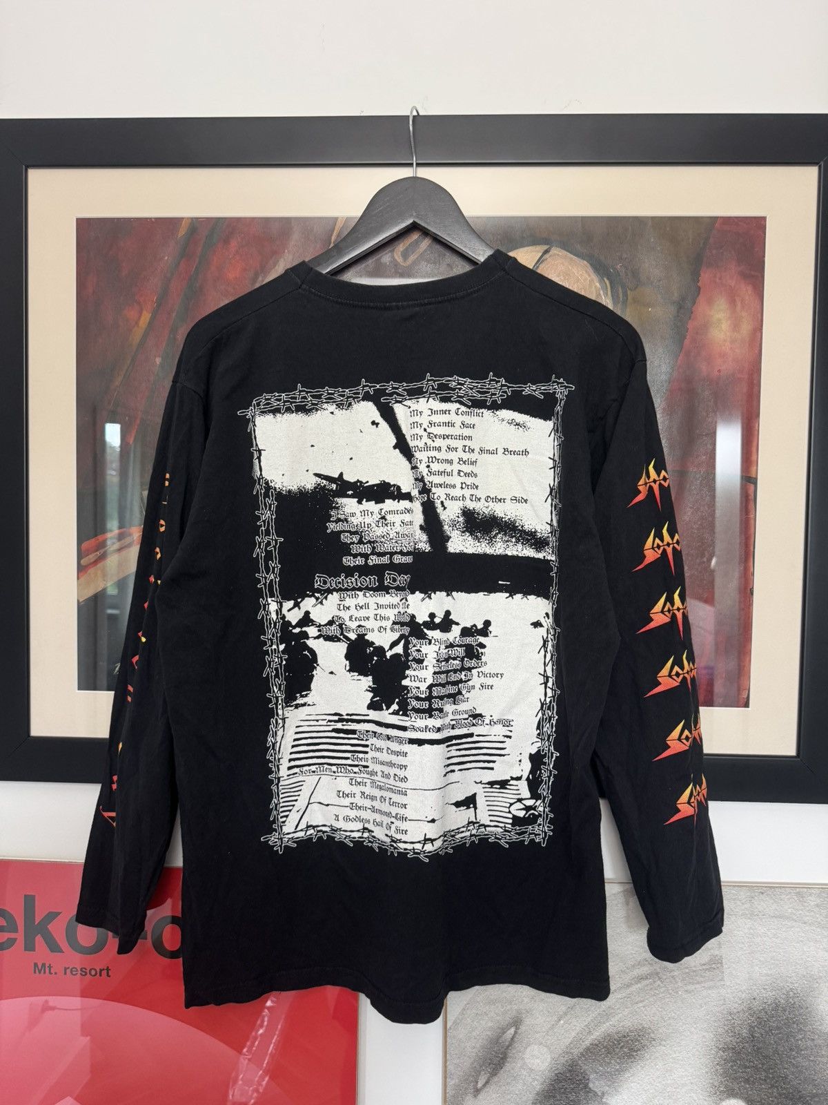 Band Tees Sodom Decision Day Band Tour Metal Longsleeve Rare Death Size US M / EU 48-50 / 2 - 2 Thumbnail