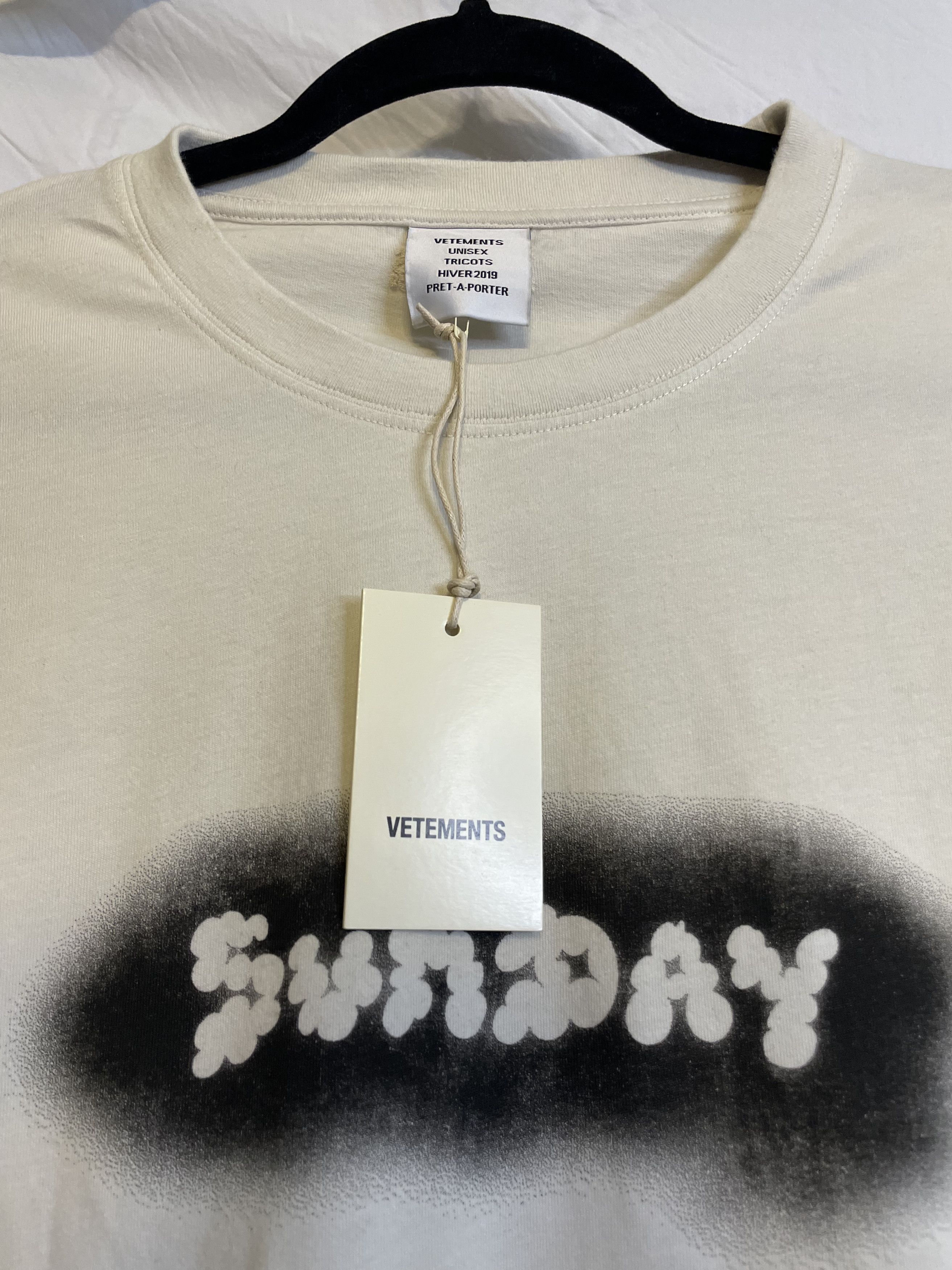 Vetements Vetements Sunday Cloud Tee Size US S / EU 44-46 / 1 - 2 Thumbnail