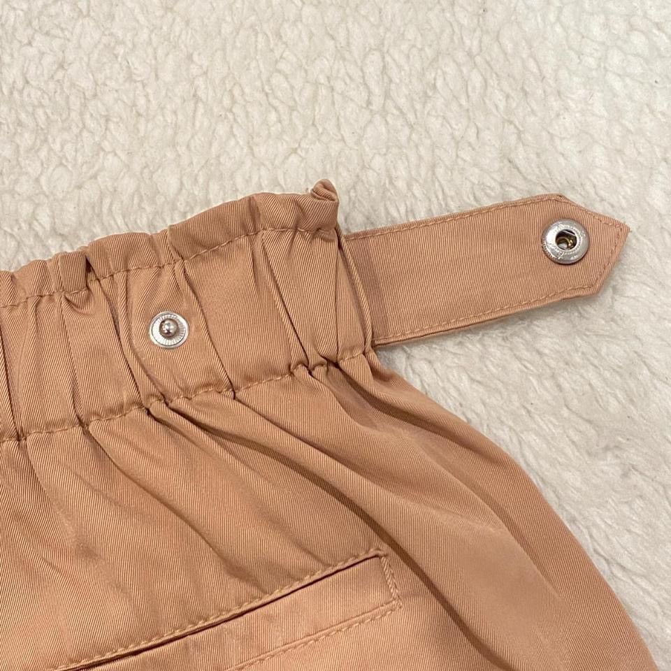 Forever 21 Brand New Forever 21 Beige Elastic Waist Shorts Size 26" / US 2 / IT 38 - 6 Thumbnail