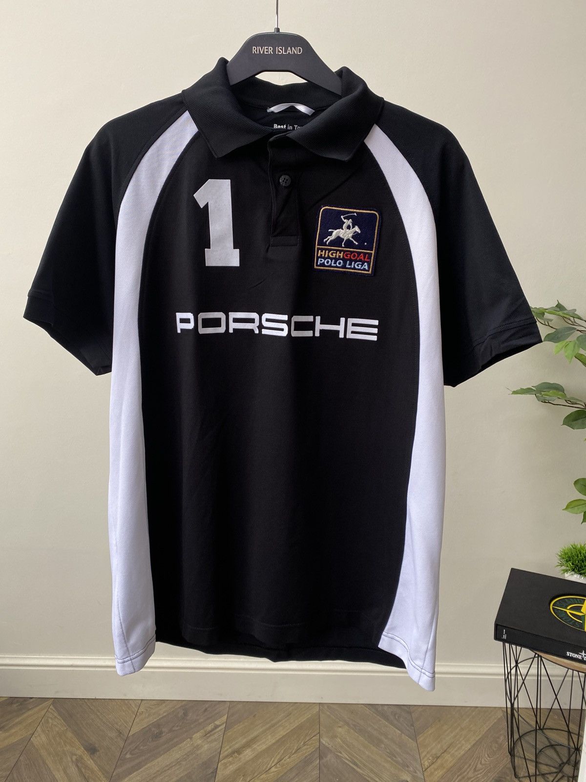Other Vintage Porsche Racing Polo T-shirt Size US L / EU 52-54 / 3 - 1 Thumbnail