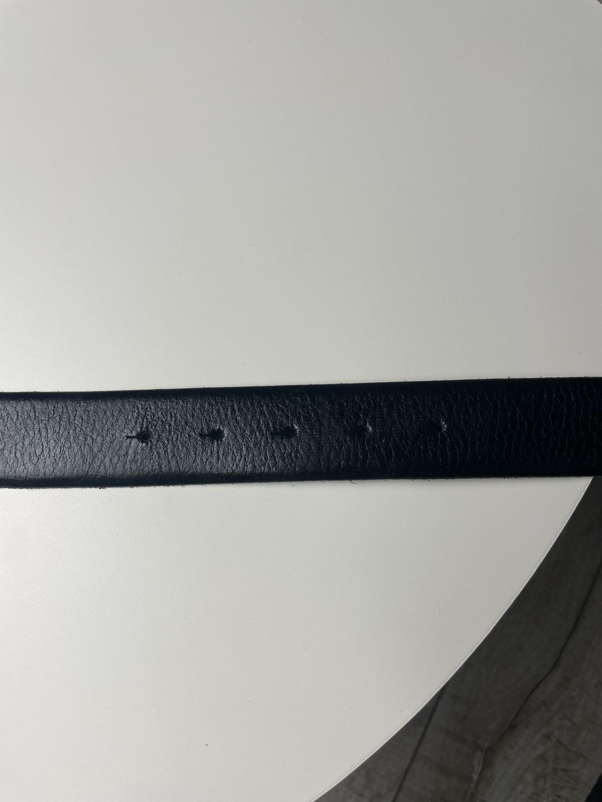 Versace VERSACE LEATHER BELT Y2K LEATHER BLACK Size ONE SIZE - 12 Thumbnail