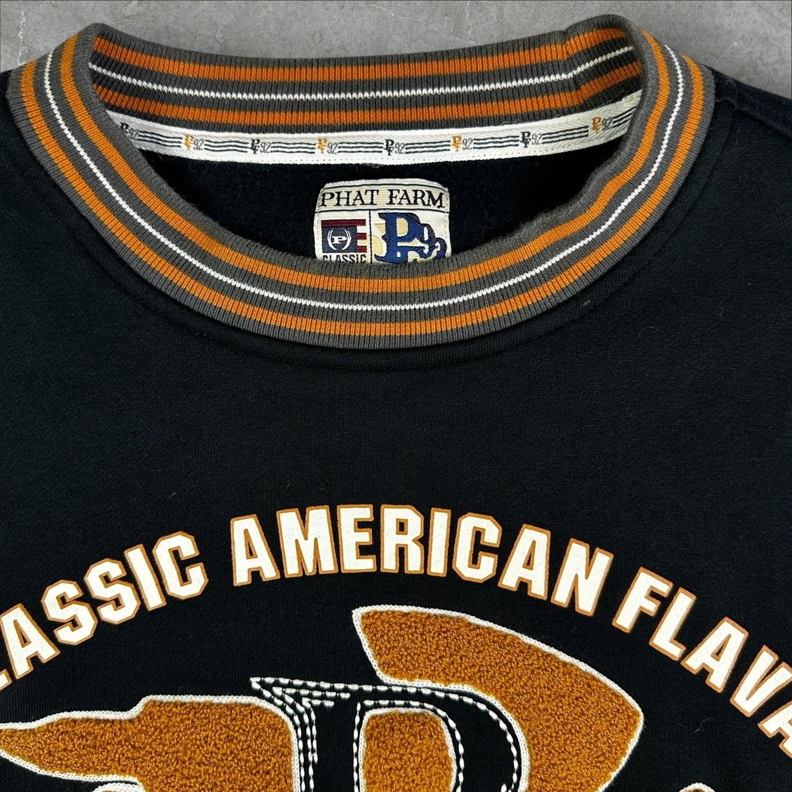 Phat Farm Phat Farm Classic American Flava Crewneck Pullover - XL Size US XL / EU 56 / 4 - 4 Thumbnail