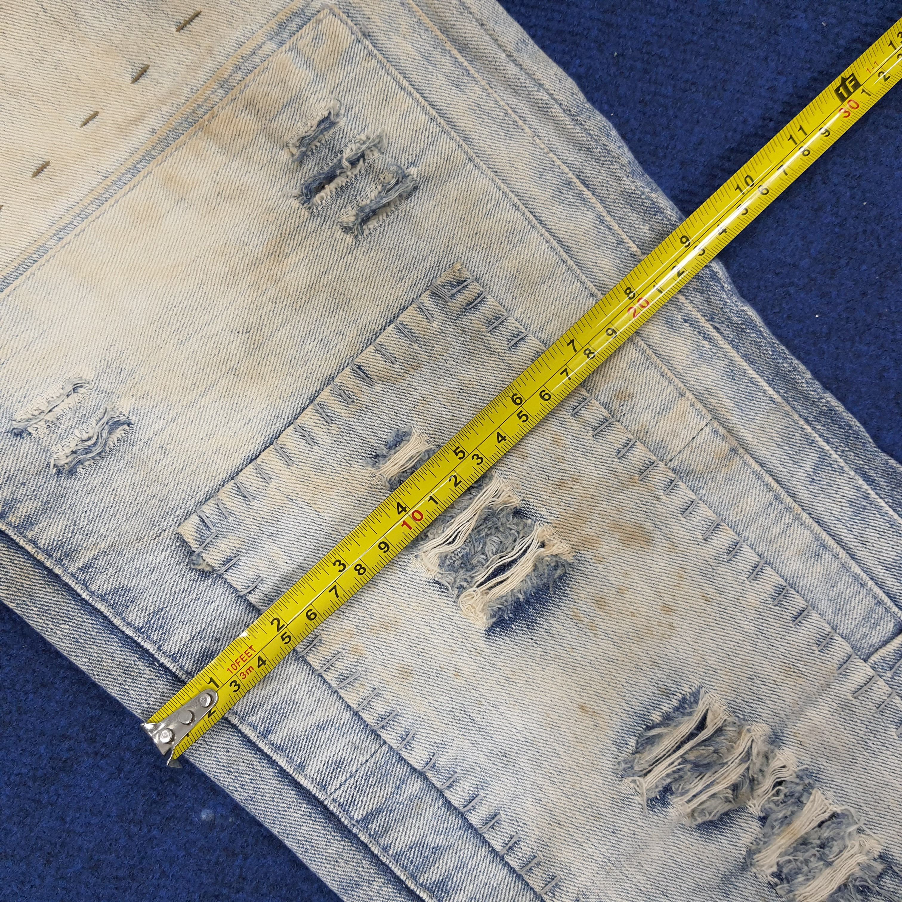 Designer × Satisfy × Vintage Vintage Satisfy Denim Rework Fashion Style Jeans Size US 30 / EU 46 - 14 Thumbnail