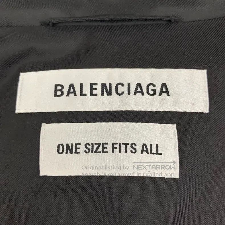 Balenciaga Balenciaga Black Logo Letter Embroidered Hooded Single Bre Size US S / EU 44-46 / 1 - 5 Thumbnail