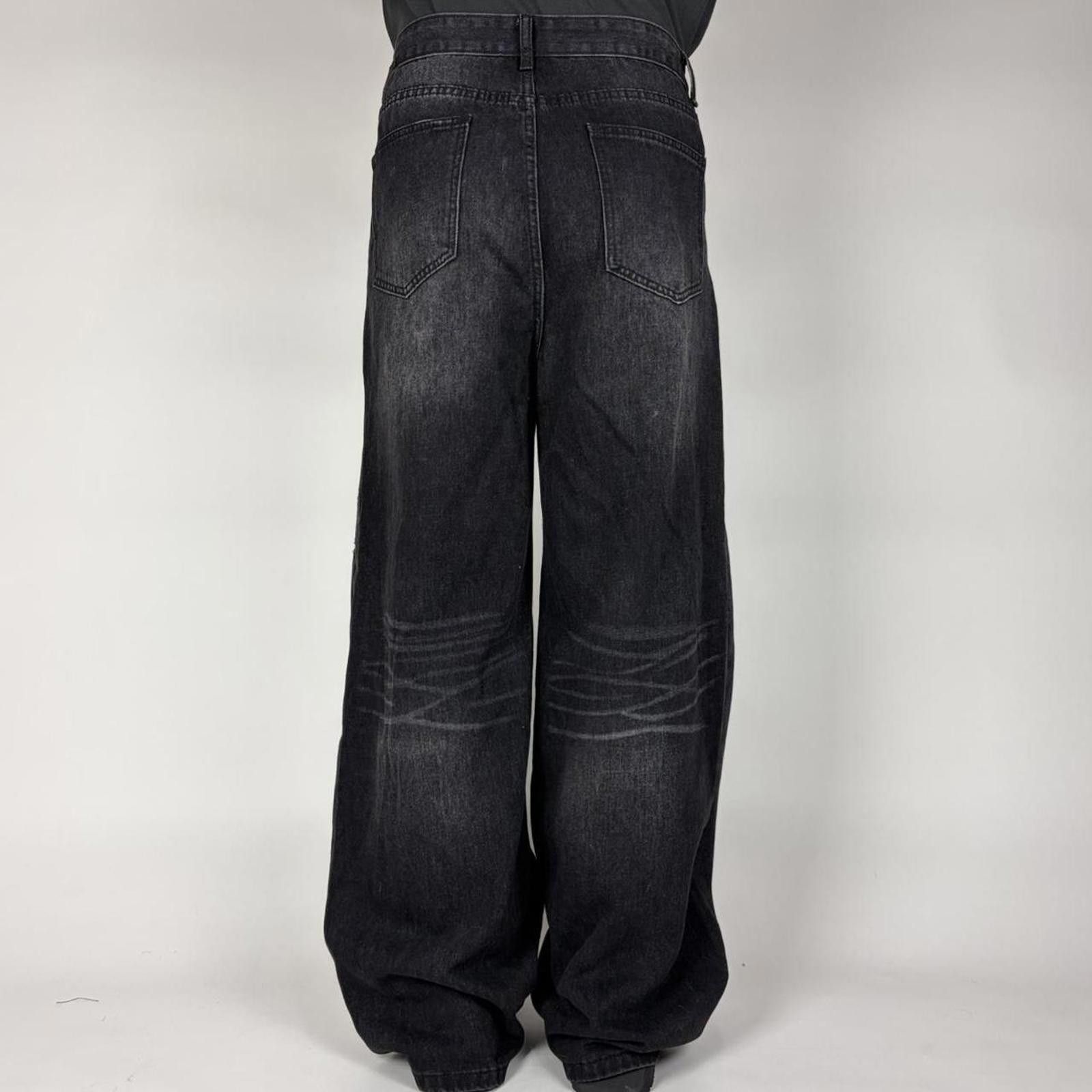 Other Black Wide Leg Boro Denim Size US 34 / EU 50 - 7 Thumbnail