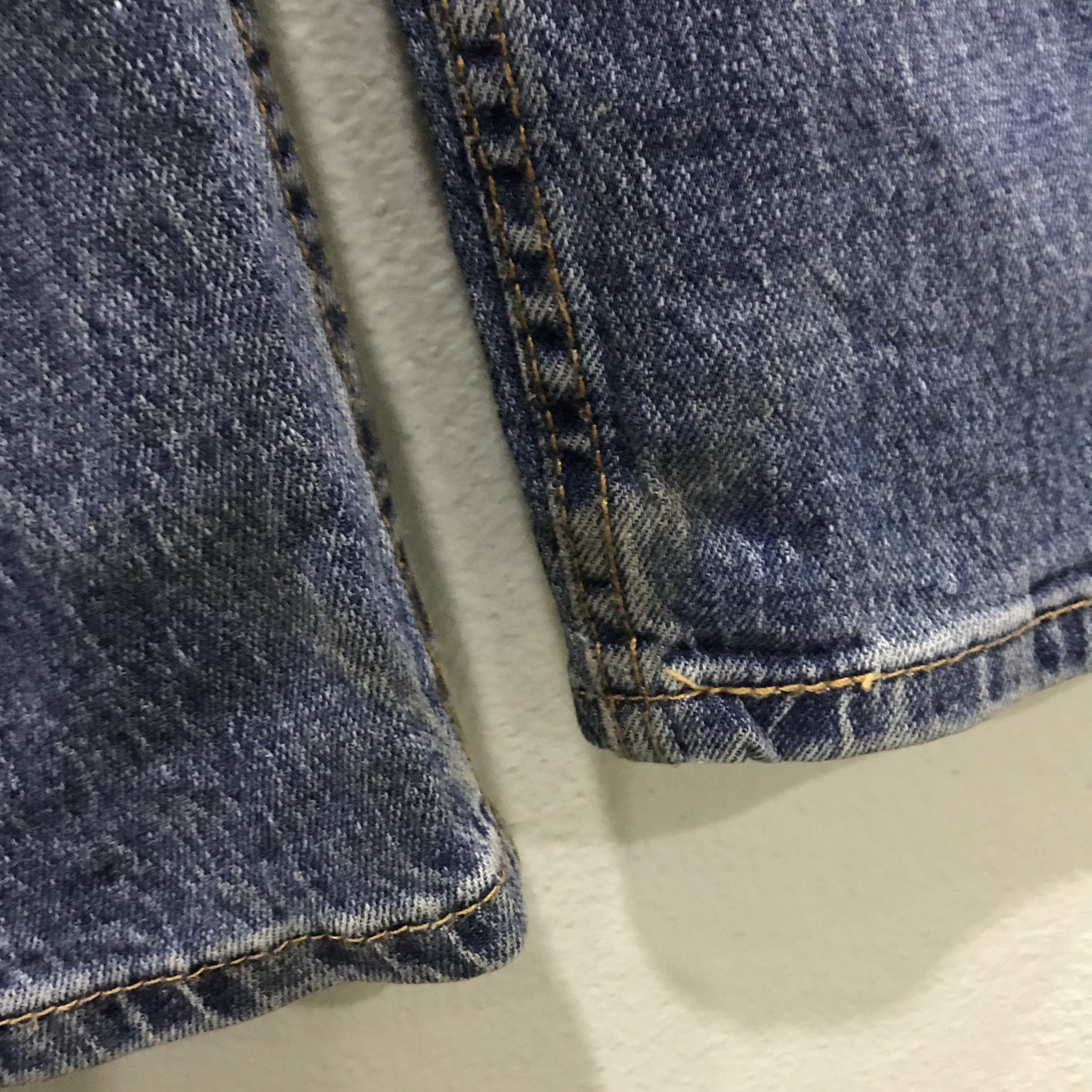 Levi's Levi’s 505 Regular Fit Straight Leg Jeans Dark Wash Size US 32 / EU 48 - 9 Thumbnail
