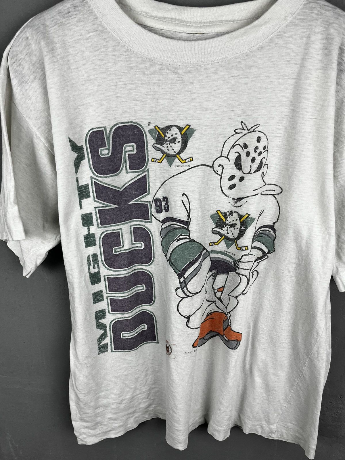 Disney × Vintage 1993 Mighty Ducks Lightning Tee Size US M / EU 48-50 / 2 - 2 Thumbnail