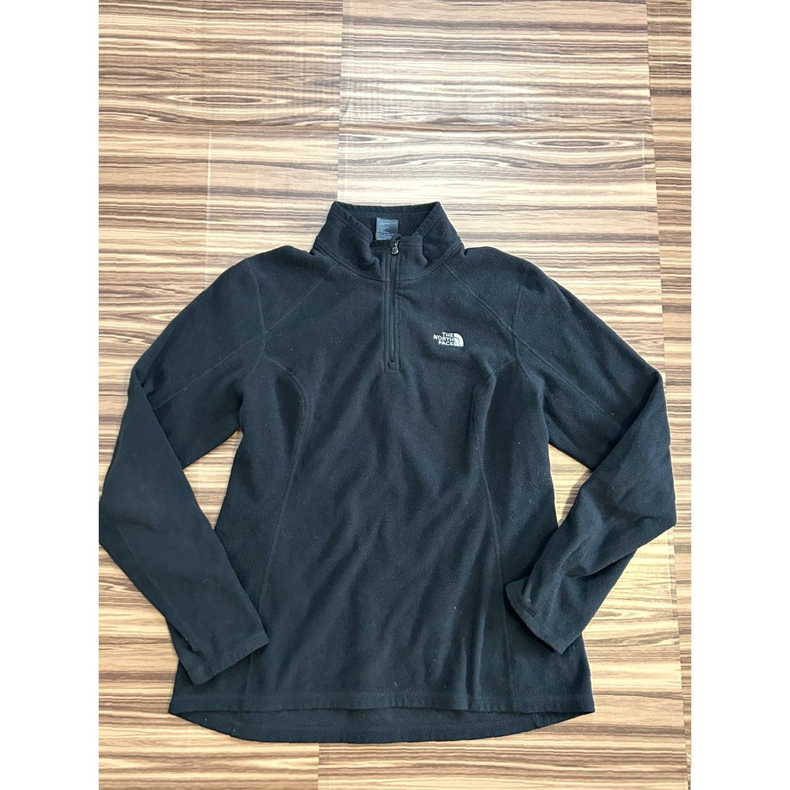 The North Face The North Face Womens Large Black Fleece 1/4 Zip Pullover Lightweight Regular Size L Pullover Women Size L / US 10 / IT 46 - 2 Thumbnail