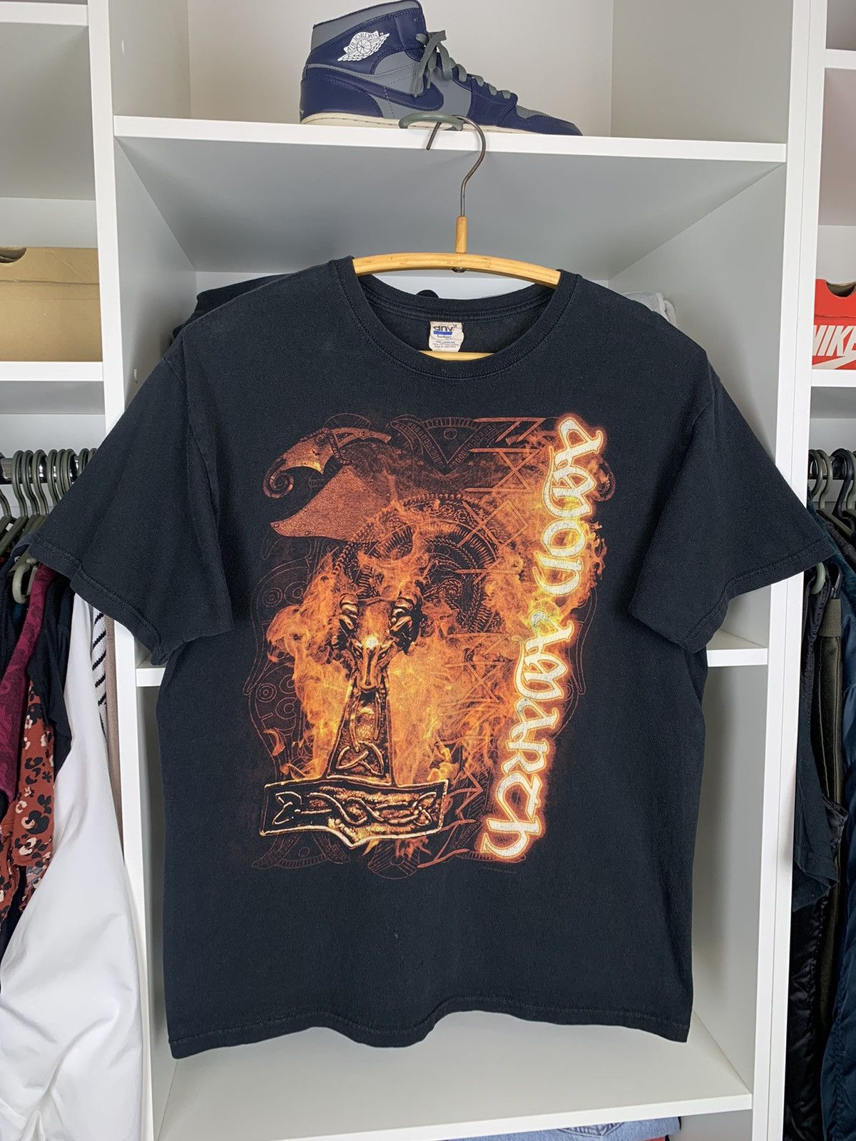 Band Tees 2009 Amon Amarth Metal Band Faded T-Shirt Size US L / EU 52-54 / 3 - 1 Thumbnail