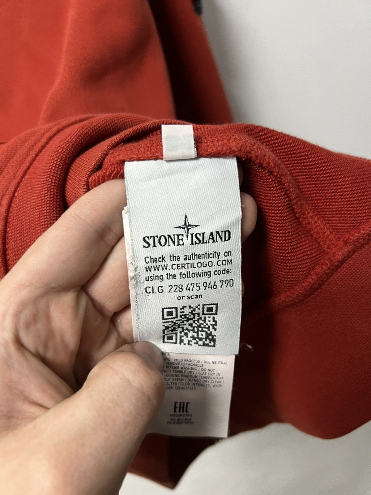 Stone Island Stone Island Sweatshirt Red Nylon Size US S / EU 44-46 / 1 - 10 Thumbnail