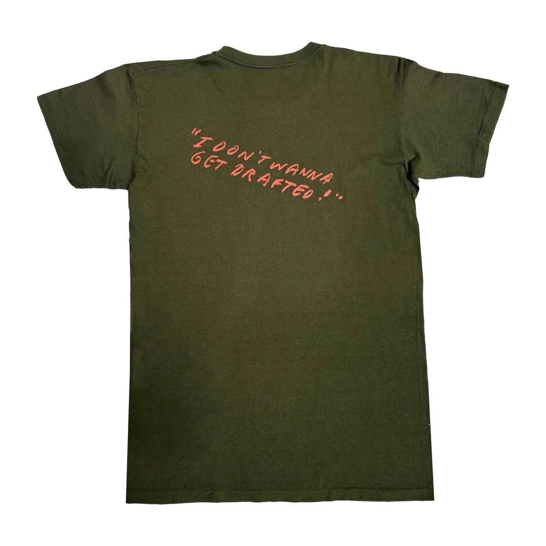 Band Tees × Vintage Frank Zappa 1980 80s Vintage Don’t Wanna Get Drafted T-Shirt Size US M / EU 48-50 / 2 - 2 Thumbnail