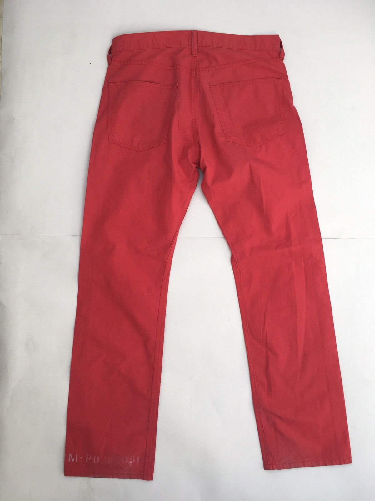 Junya Watanabe Junya Watanabe x COMME des GARÇONS MAN Red pants with print Size US 34 / EU 50 - 4 Thumbnail