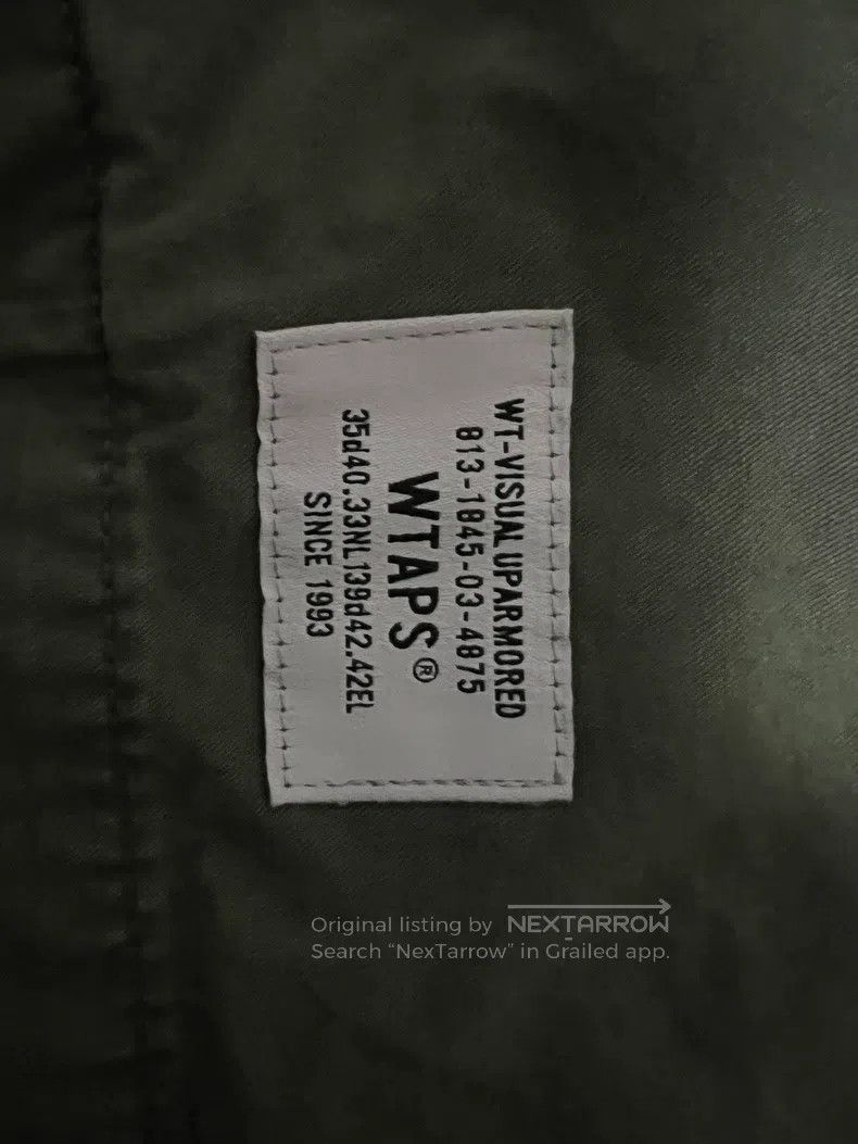 Wtaps Wtaps Washable military green shirt Size US M / EU 48-50 / 2 - 4 Thumbnail