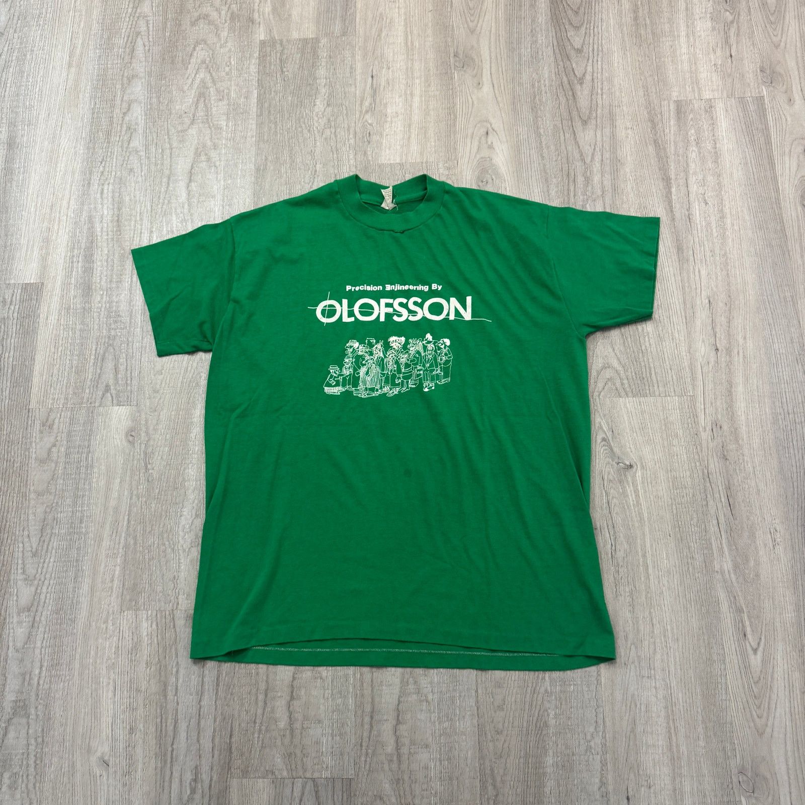 Vintage Vintage Olofsson Engineering Shirt Men's Extra Large XL 80s Size US XL / EU 56 / 4 - 1 Thumbnail
