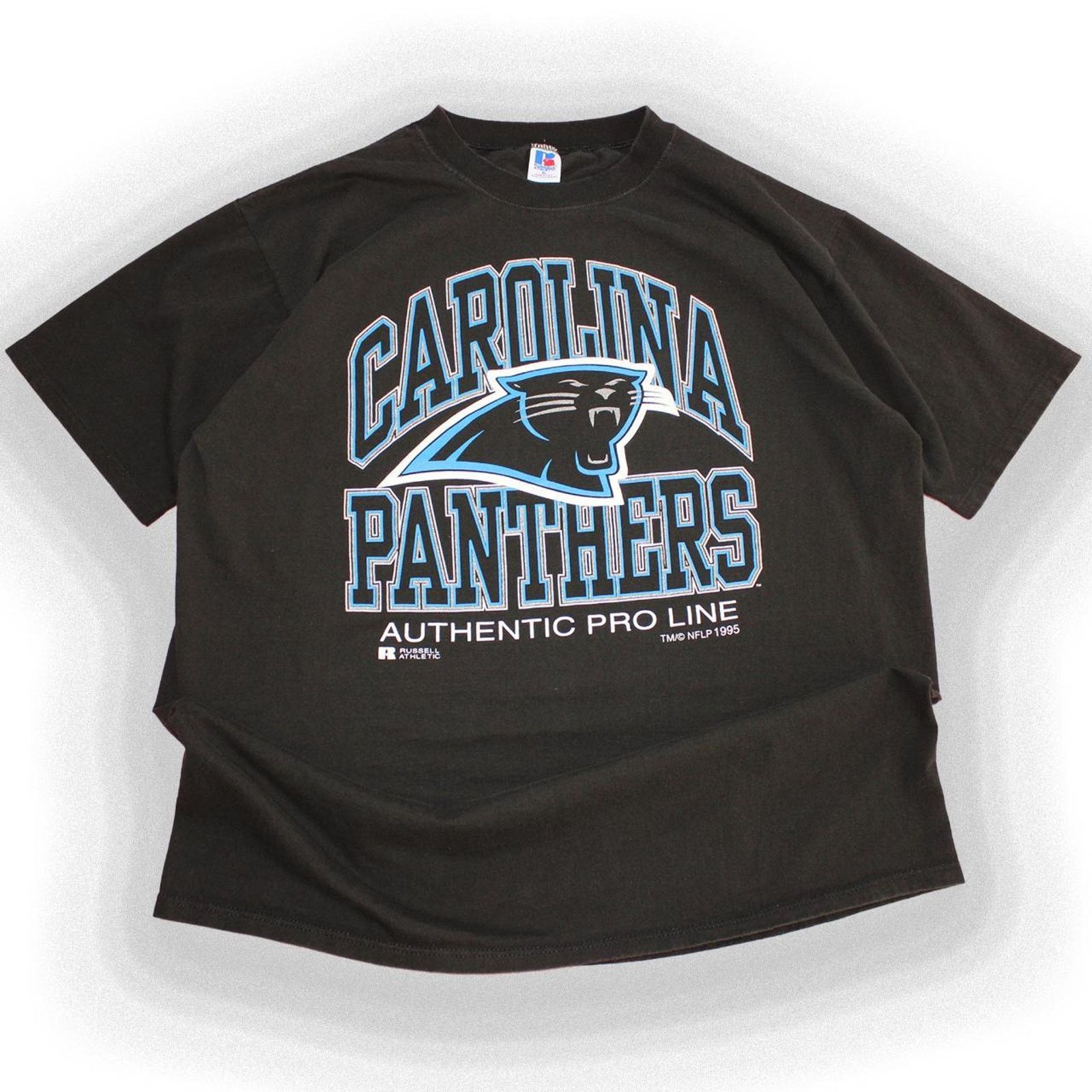Russell Athletic Vintage 90's Carolina Panthers NFL Graphic Tee Size XL / US 12-14 / IT 48-50 - 6 Thumbnail