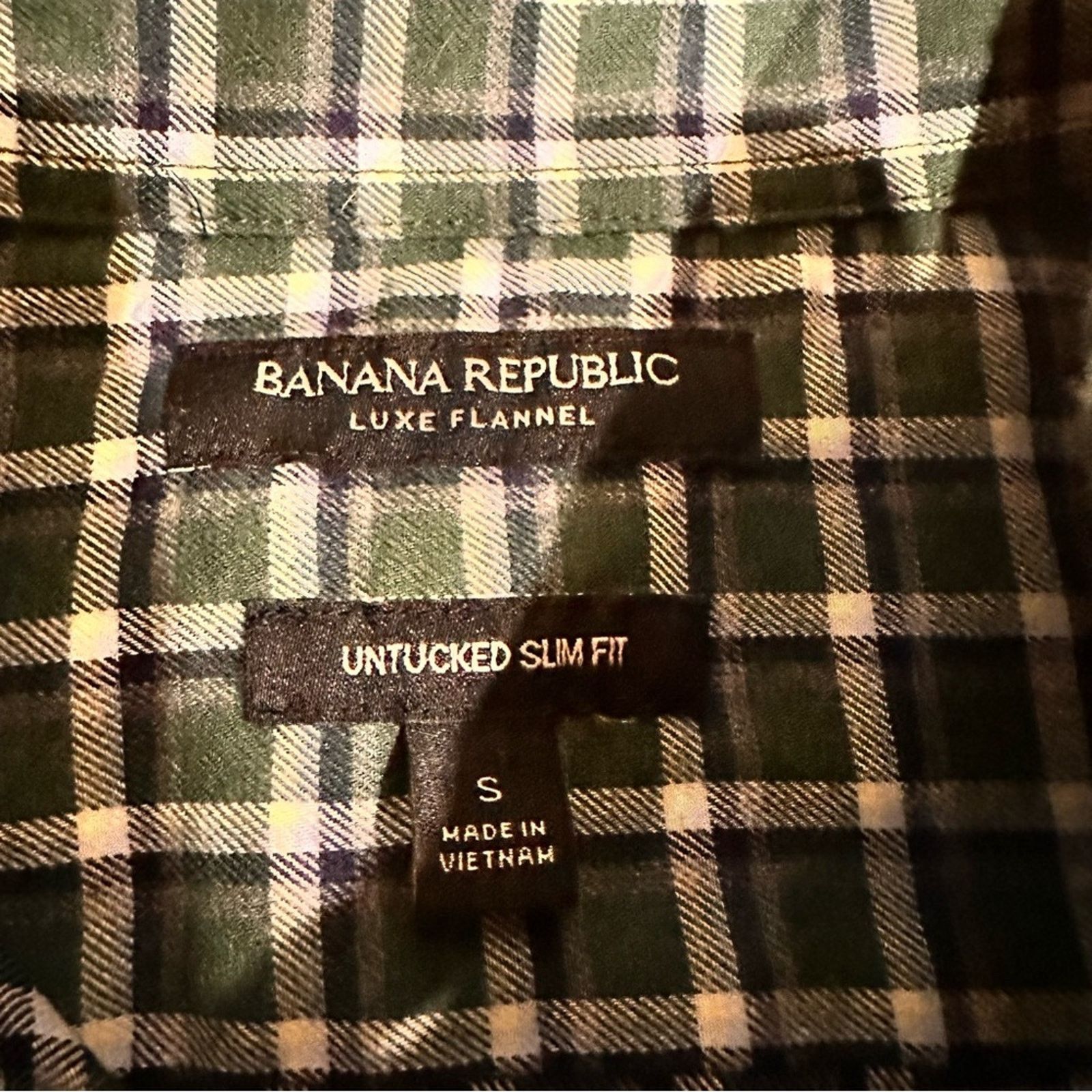Banana Republic Banana Republic Luxe Flannel - Slim Fit - Size Small Size US S / EU 44-46 / 1 - 5 Thumbnail
