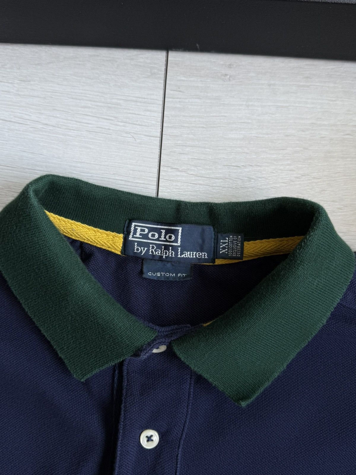 Polo Ralph Lauren Vintage Polo Ralph Lauren Big Pony Polis T-shirt Size US XXL / EU 58 / 5 - 9 Thumbnail