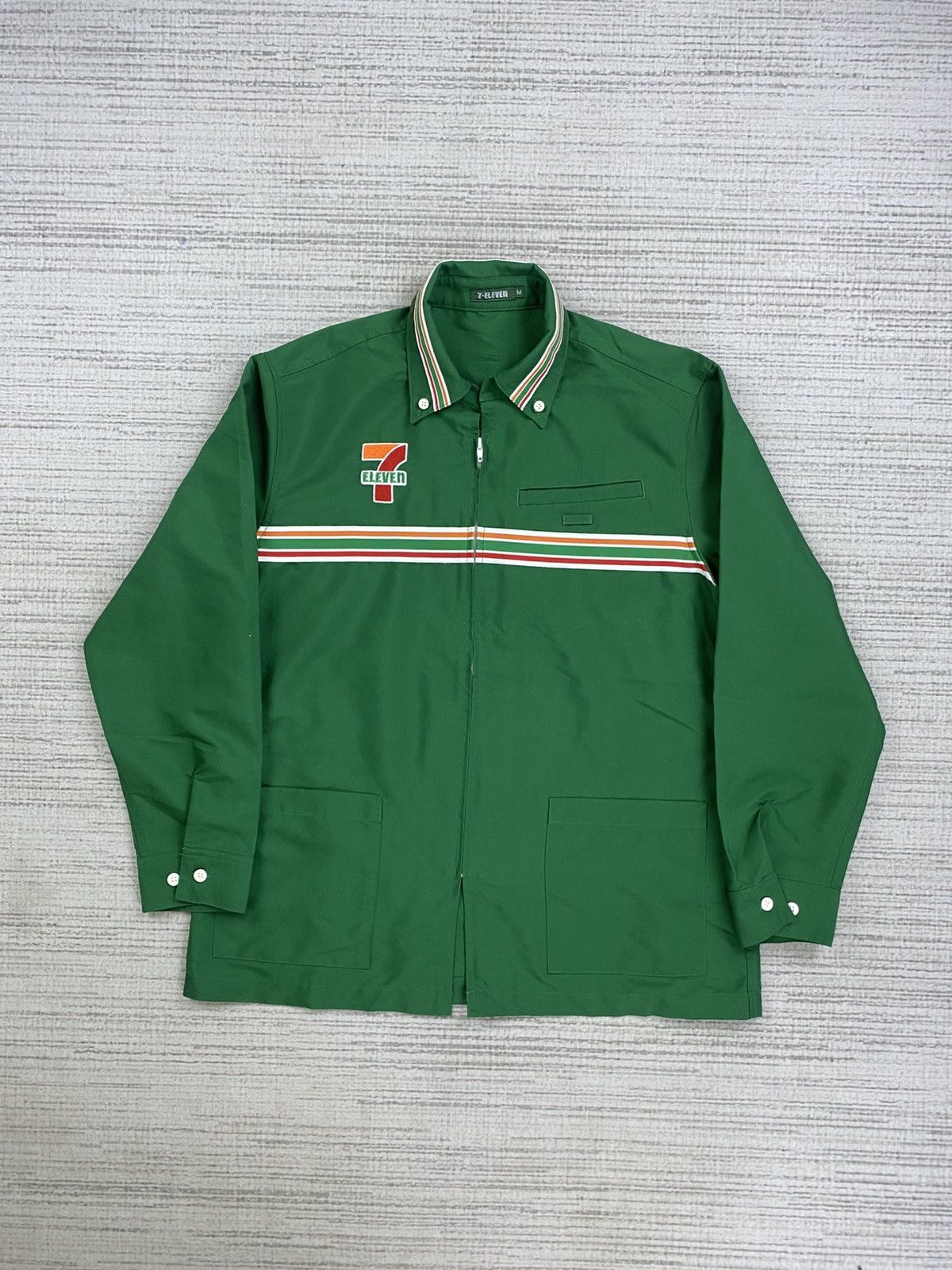 Japanese Brand × Vintage Vintage 7 Eleven Japan Uniform Long Sleeve Jacket Size US M / EU 48-50 / 2 - 6 Thumbnail
