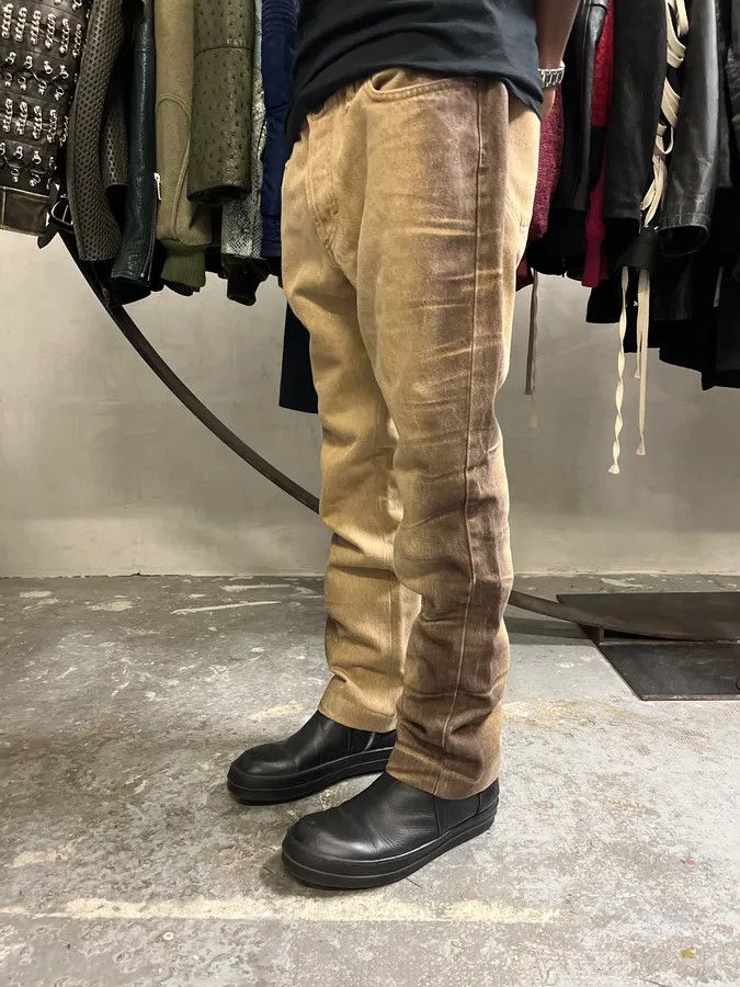 Just Cavalli 2000s Cavalli Beige & Brown Gradient Pants Size US 32 / EU 48 - 3 Thumbnail
