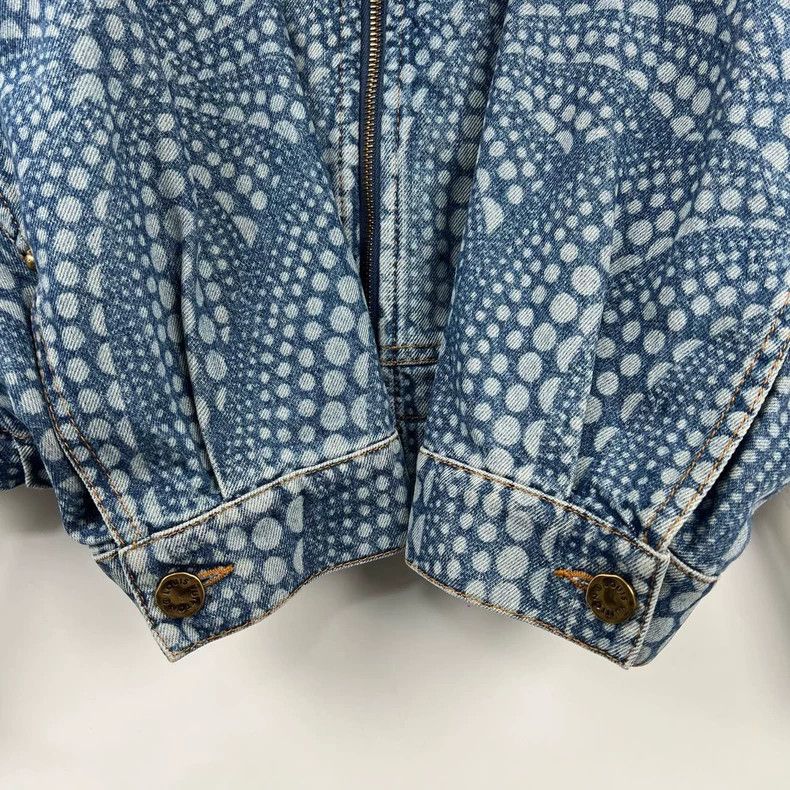 Louis Vuitton Louis Vuitton Yayoi Kusama Pumpkin Full Print Denim Jacket Size US M / EU 48-50 / 2 - 6 Thumbnail