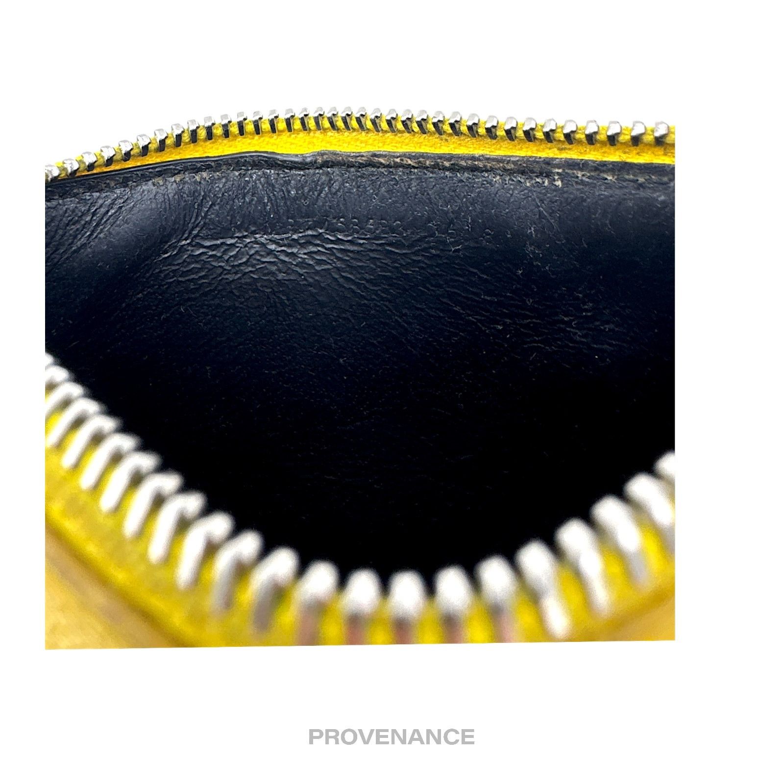 Saint Laurent Paris 🔴 Saint Laurent Paris SLP Fragment Zip Card Wallet - Yellow Size ONE SIZE - 9 Thumbnail