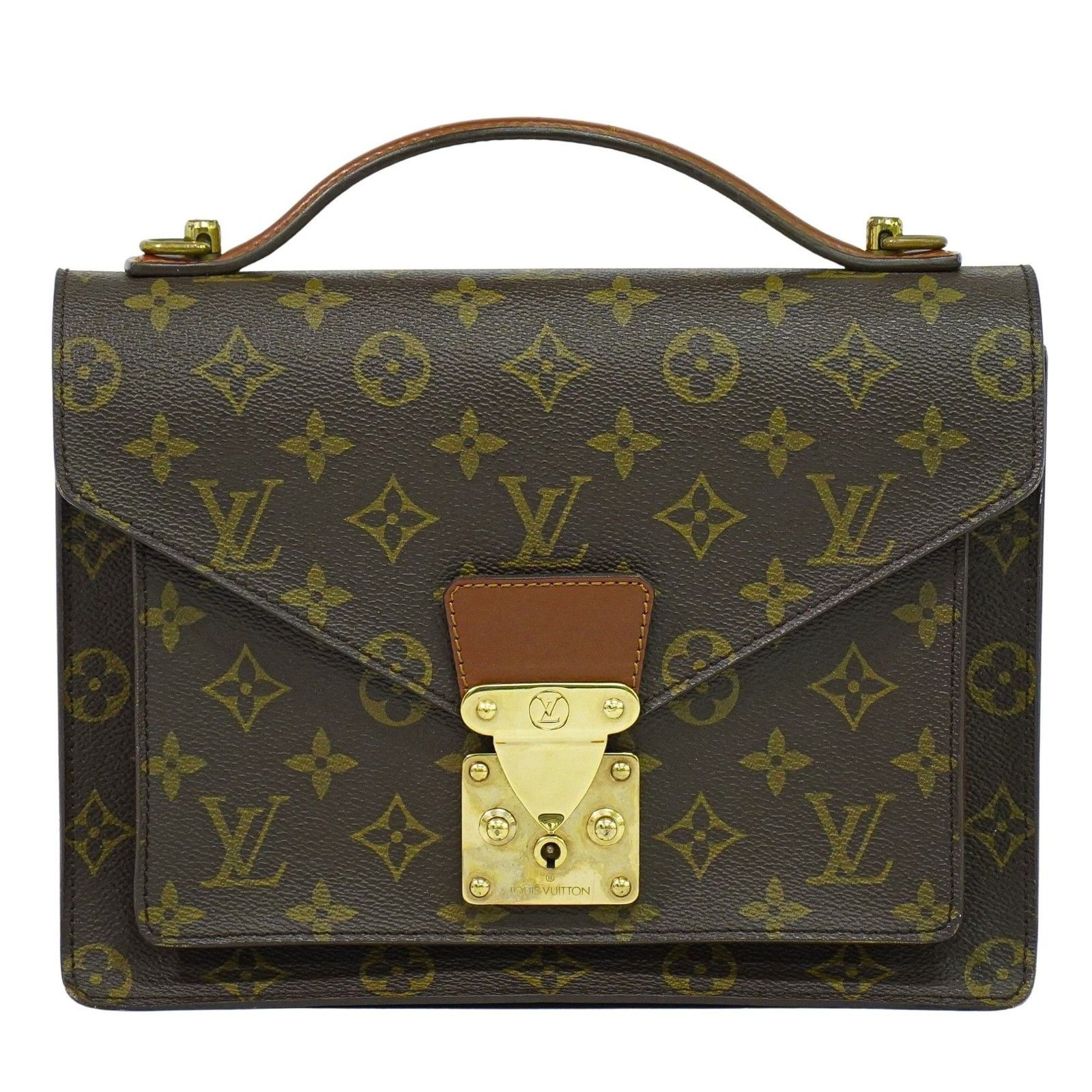 Louis Vuitton Louis Vuitton Monceau Handbag Monogram Canvas Size ONE SIZE - 1 Thumbnail