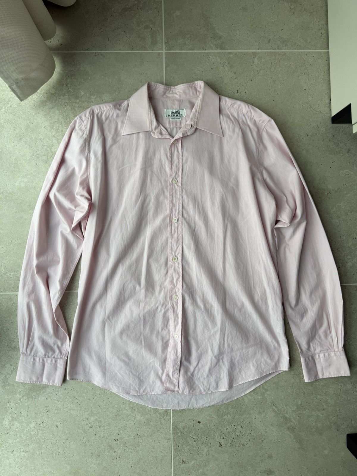 Hermes Vintage Hermes Shirts Button Ups Size US M / EU 48-50 / 2 - 1 Thumbnail