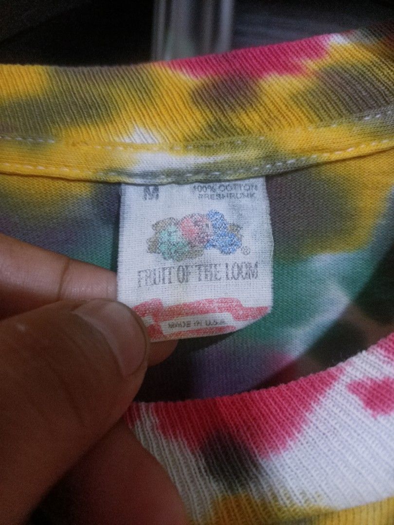 Grateful Dead Vintage 80s Grateful Dead Steal Your Face Tie Dye Size US M / EU 48-50 / 2 - 6 Thumbnail
