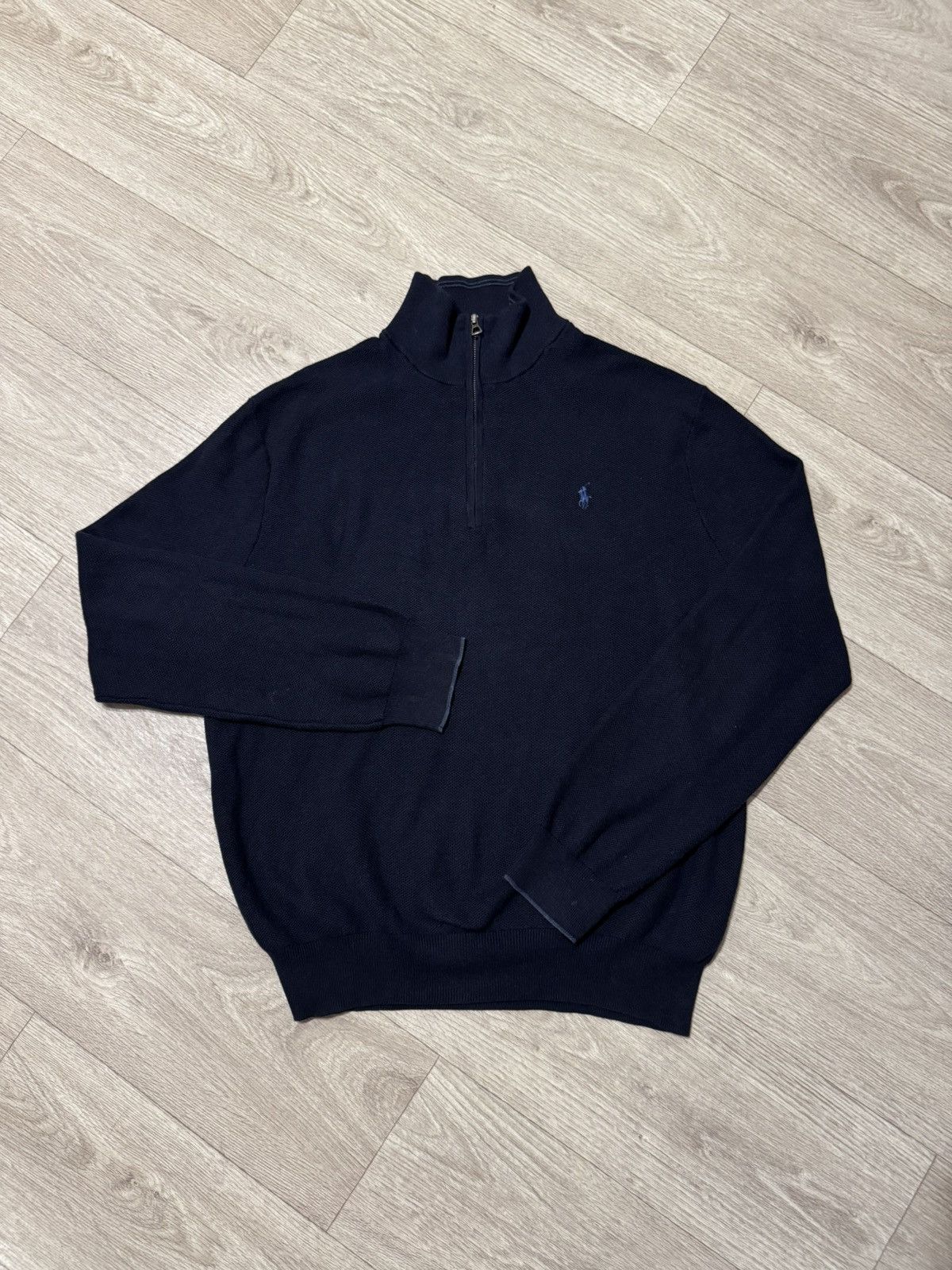 Polo Ralph Lauren 🔷Polo Ralph Lauren 1/4 Zip Knitted Old Money Style🔷 Size US XXL / EU 58 / 5 - 1 Thumbnail
