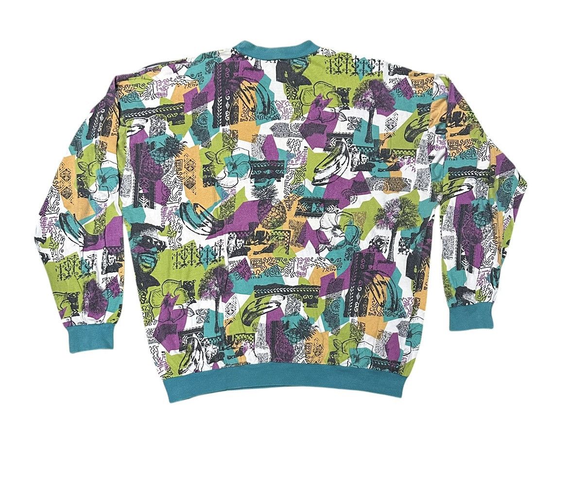 Vintage Vtg 90s Overprint pop art Size US XL / EU 56 / 4 - 2 Thumbnail