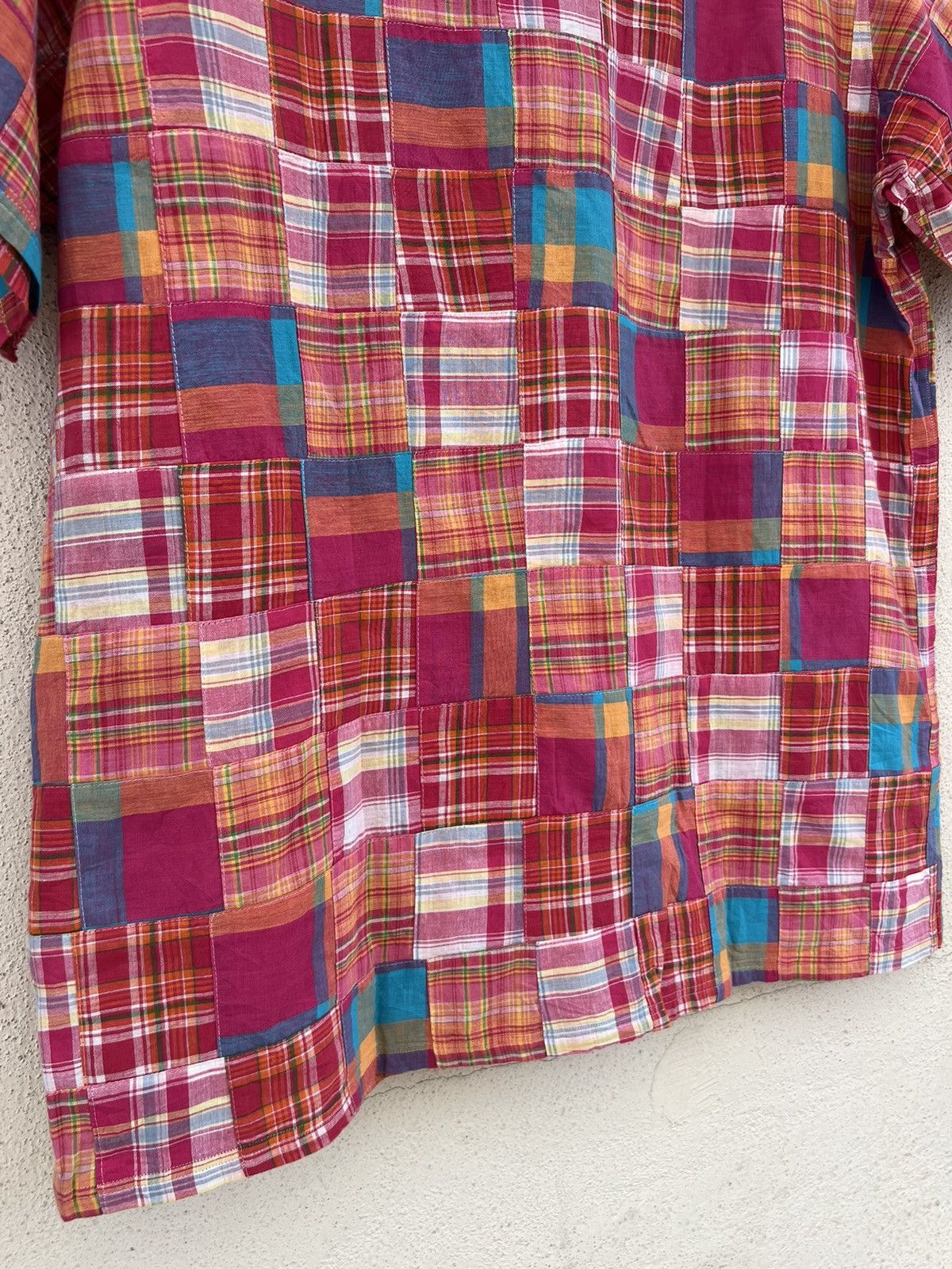 Japanese Brand × Wtaps WTAPS Japan Multicolor Patchwork Button Shirt Size US XL / EU 56 / 4 - 10 Thumbnail