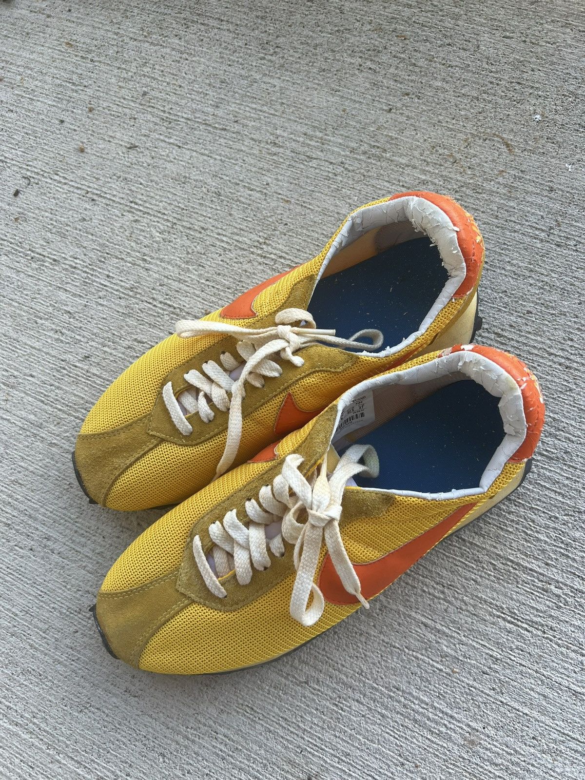 Nike Vintage Nike LD-1000 Yellow Orange Size US 9 / EU 42 - 1 Thumbnail