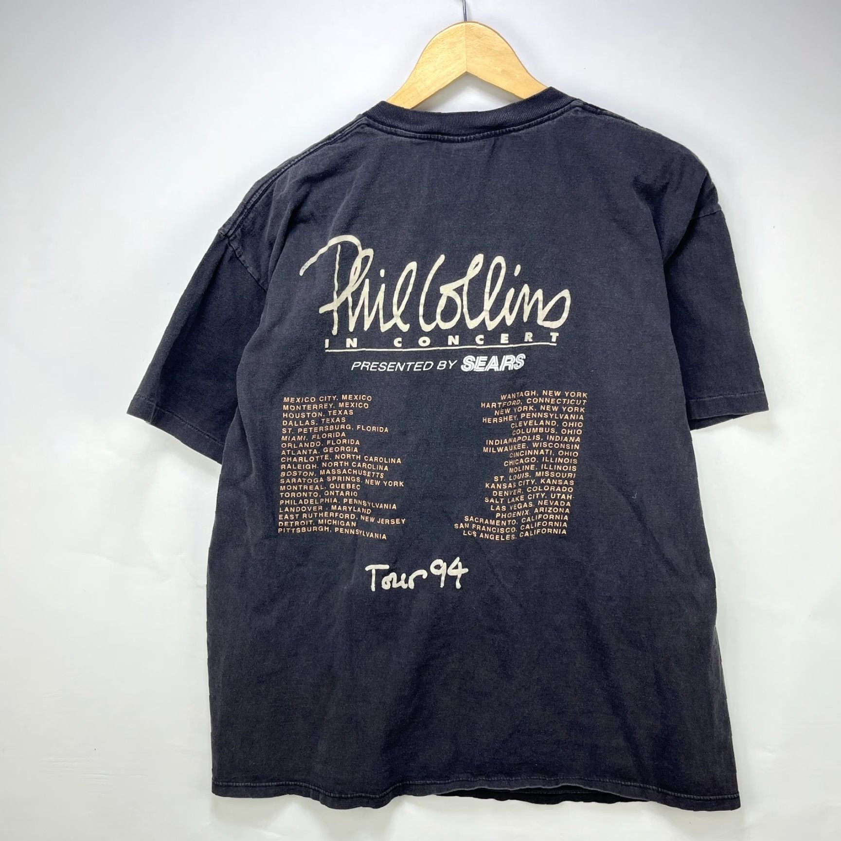 Vintage VINTAGE 1994 Phil Collins Sun Faded Tour T Shirt XL Brockum Band Size US XL / EU 56 / 4 - 4 Thumbnail