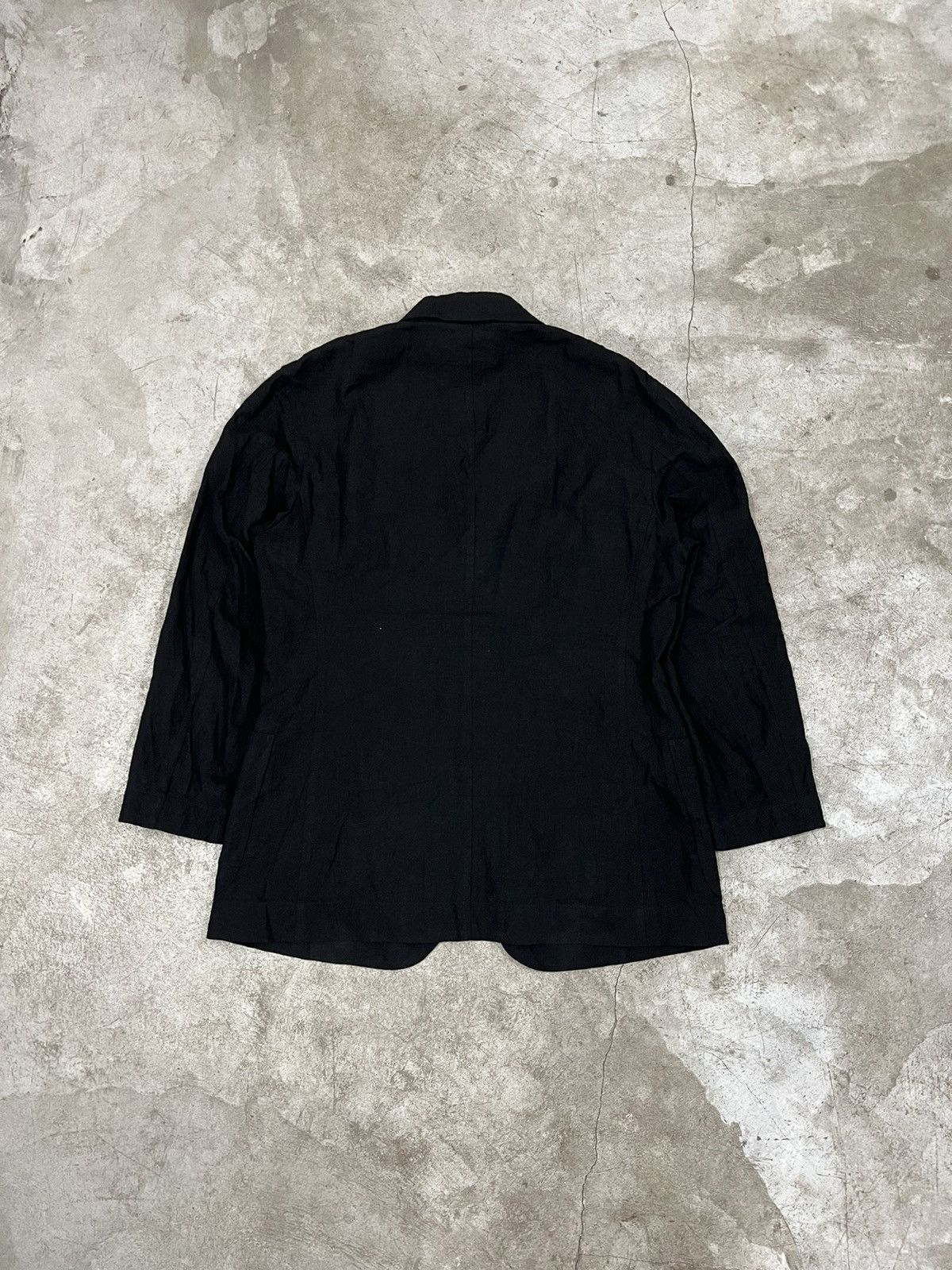 Issey Miyake × Vintage SS04 Issey Miyake Men Linen Blazer Jacket Size 36S - 5 Thumbnail