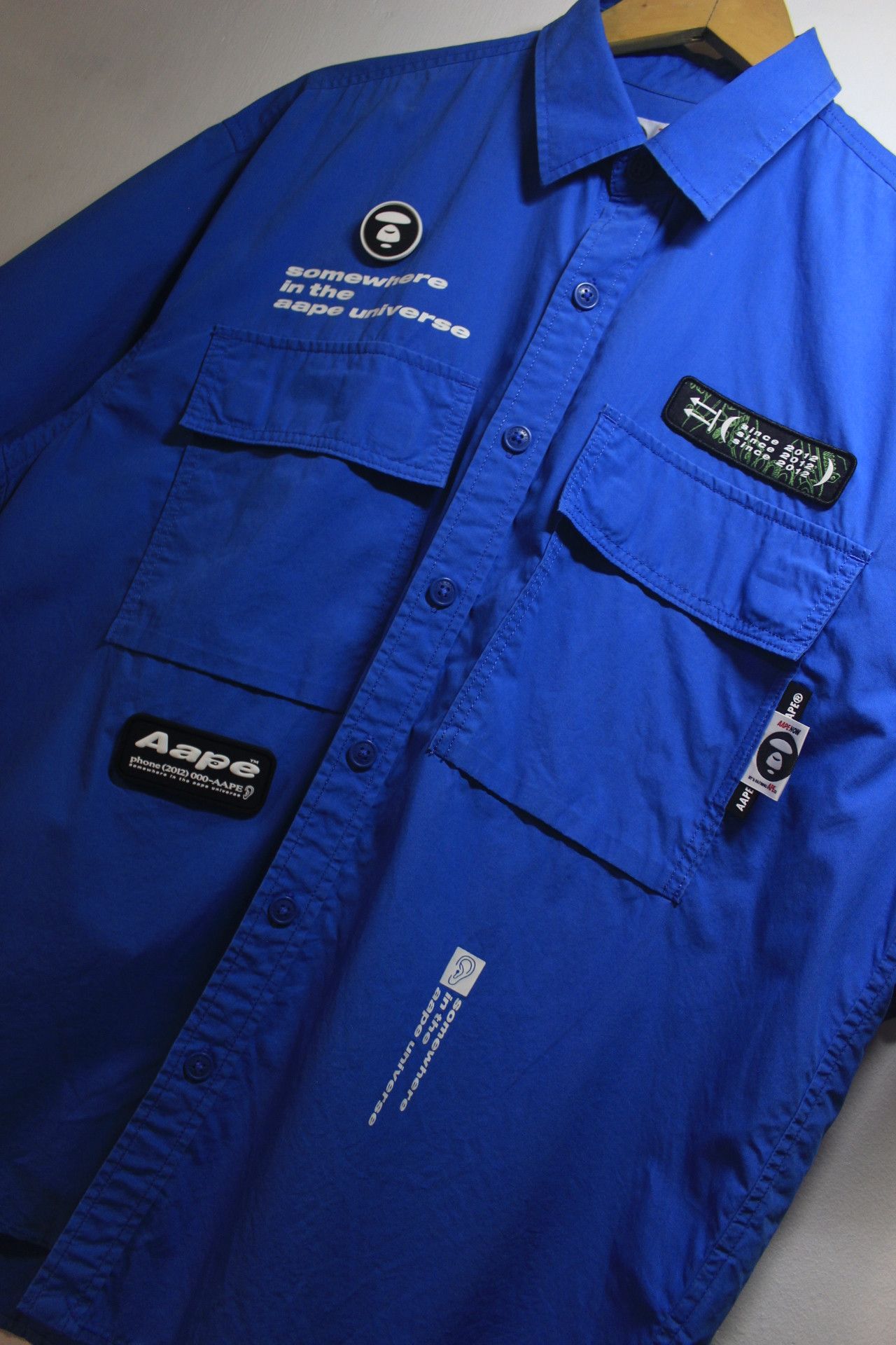 Aape AAPE Utility Button Down Shirt Size US M / EU 48-50 / 2 - 2 Thumbnail